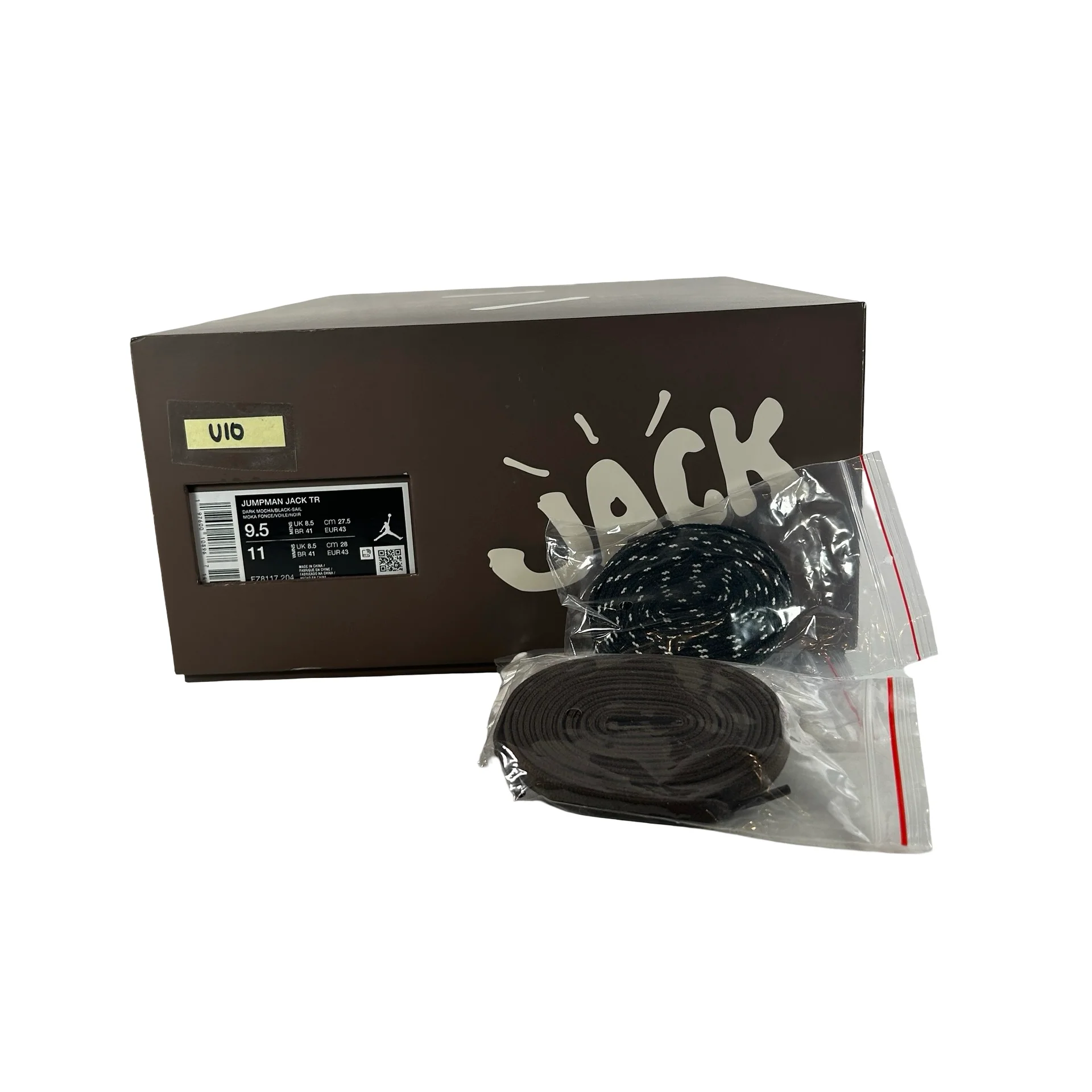 FZ8117 204 Jordan Jumpman Jack TR Travis Scott Dark Mocha [USED] - 9.5 M (Used10) - Image 7