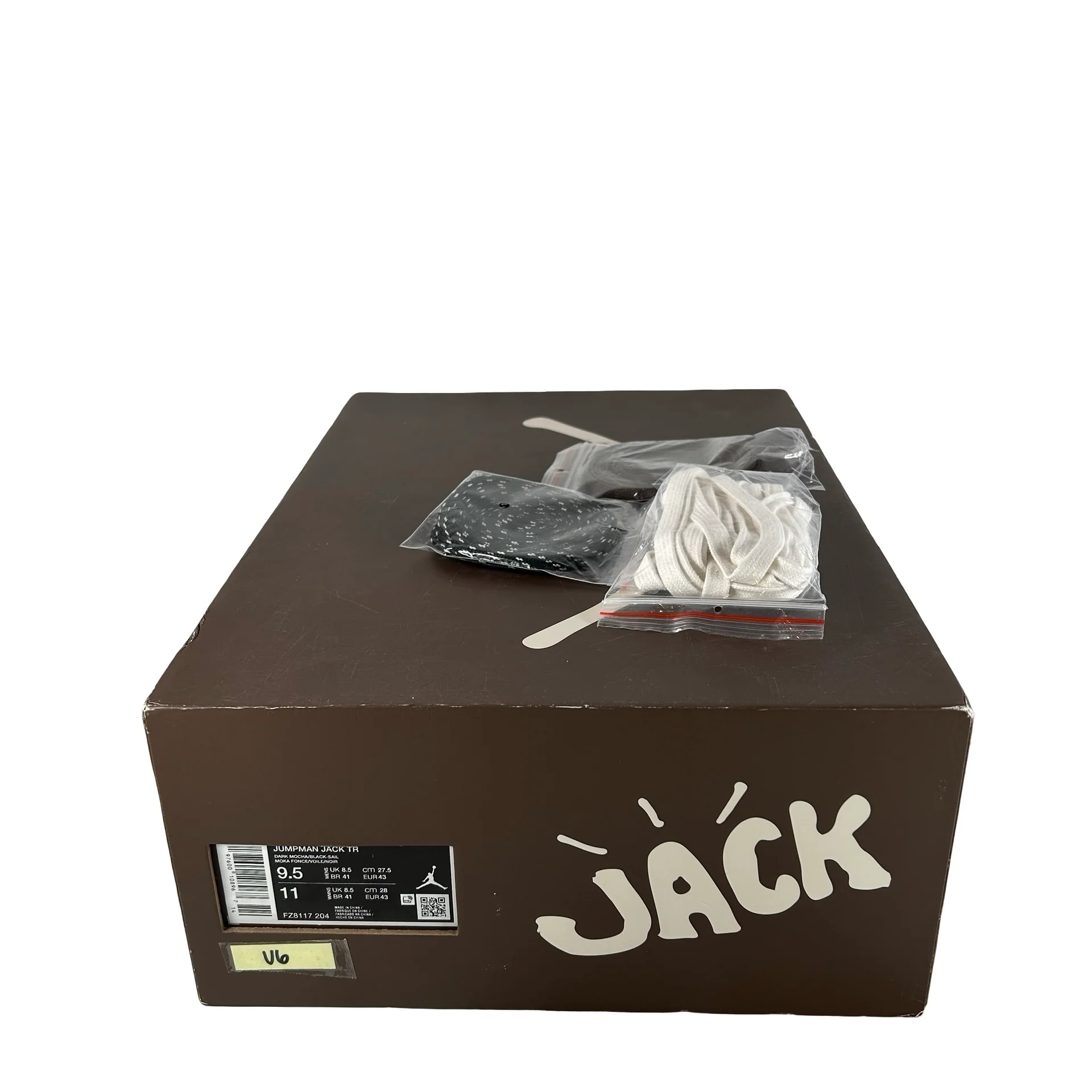 FZ8117 204 Jordan Jumpman Jack TR Travis Scott Dark Mocha [USED] - 9.5 M (Used6) - Image 7