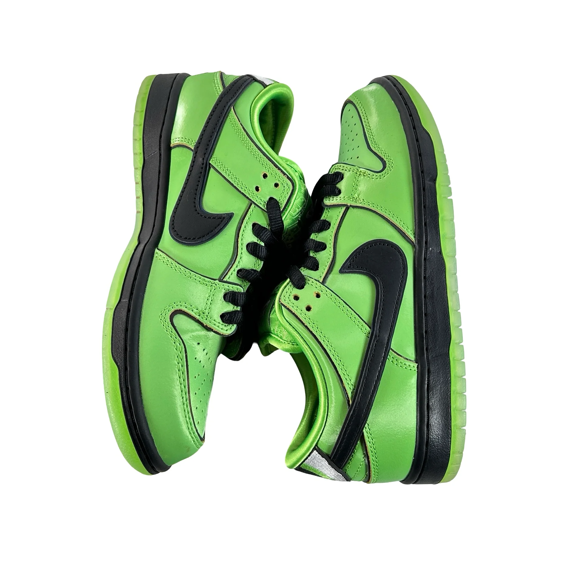FZ8319 300 Nike SB Dunk Low The Powerpuff Girls Buttercup [USED] - 6 M (Used) (No Box) - Image 5