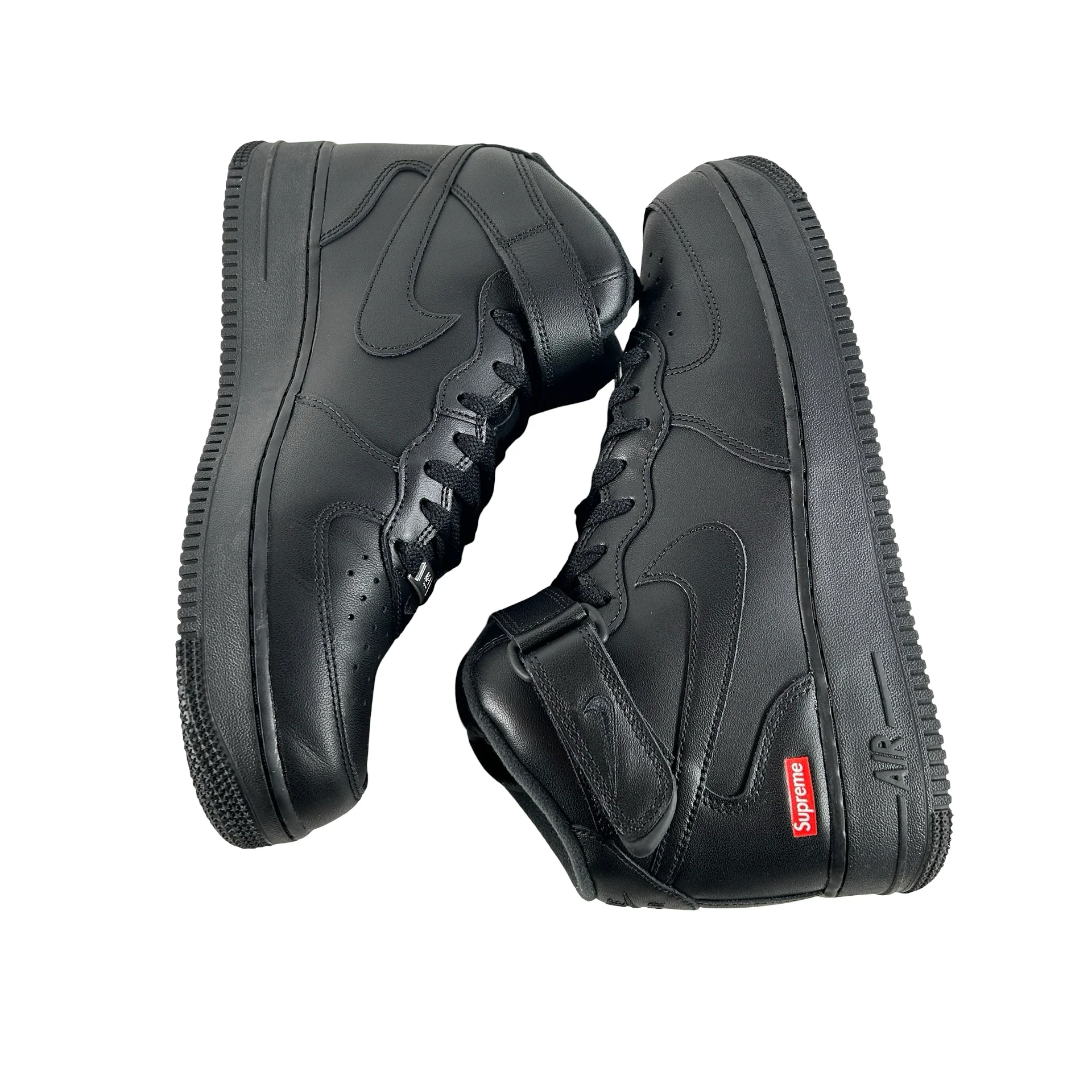 FZ8784 001 Nike Air Force 1 Mid Supreme Black [USED] - 9.5 M (Used) - Image 5