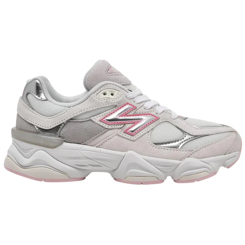 G90607K2 New Balance 9060 Pink Metallic Grey (GS) - Image 2