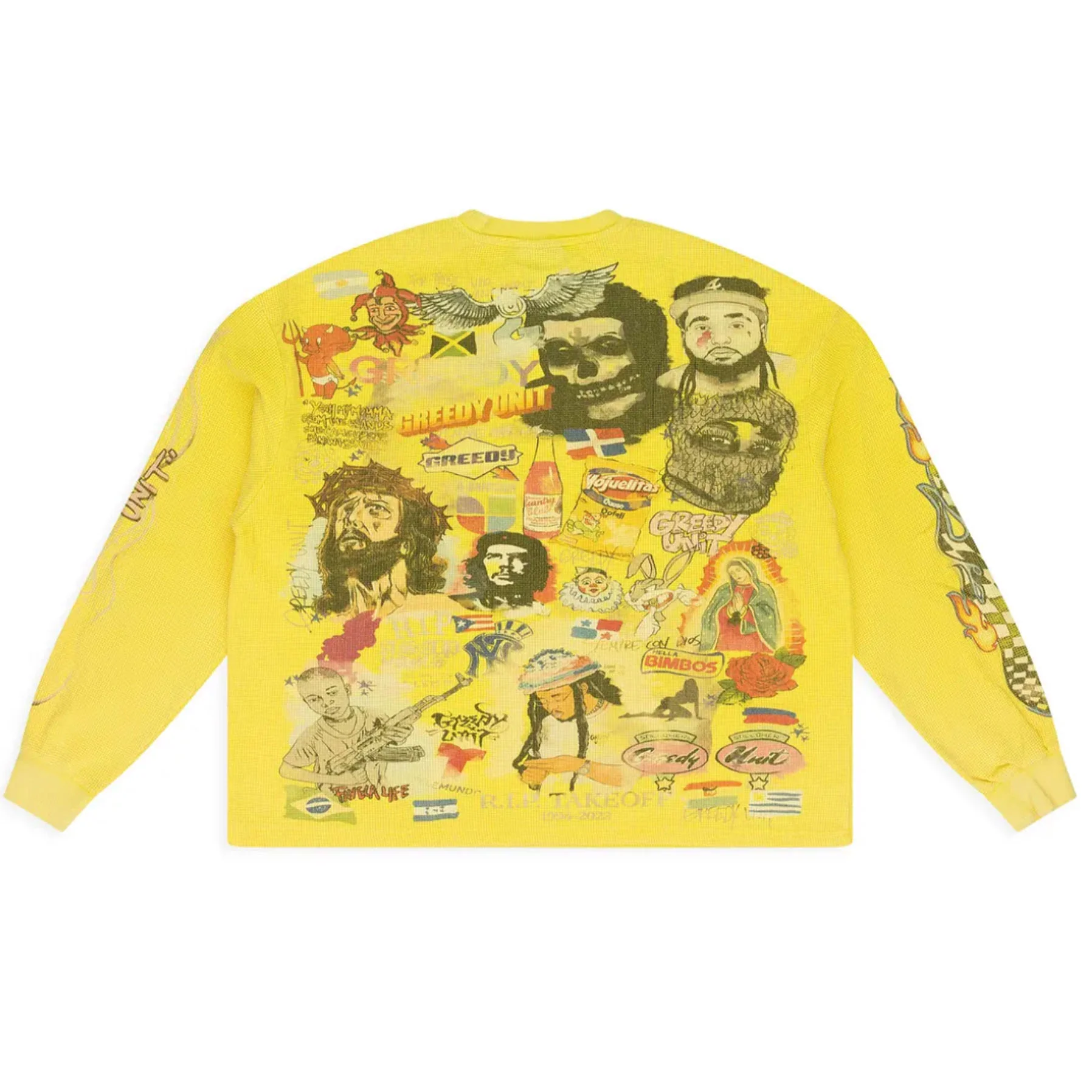 Greedy Unit Yellow NYC Thermal L/S - Image 2