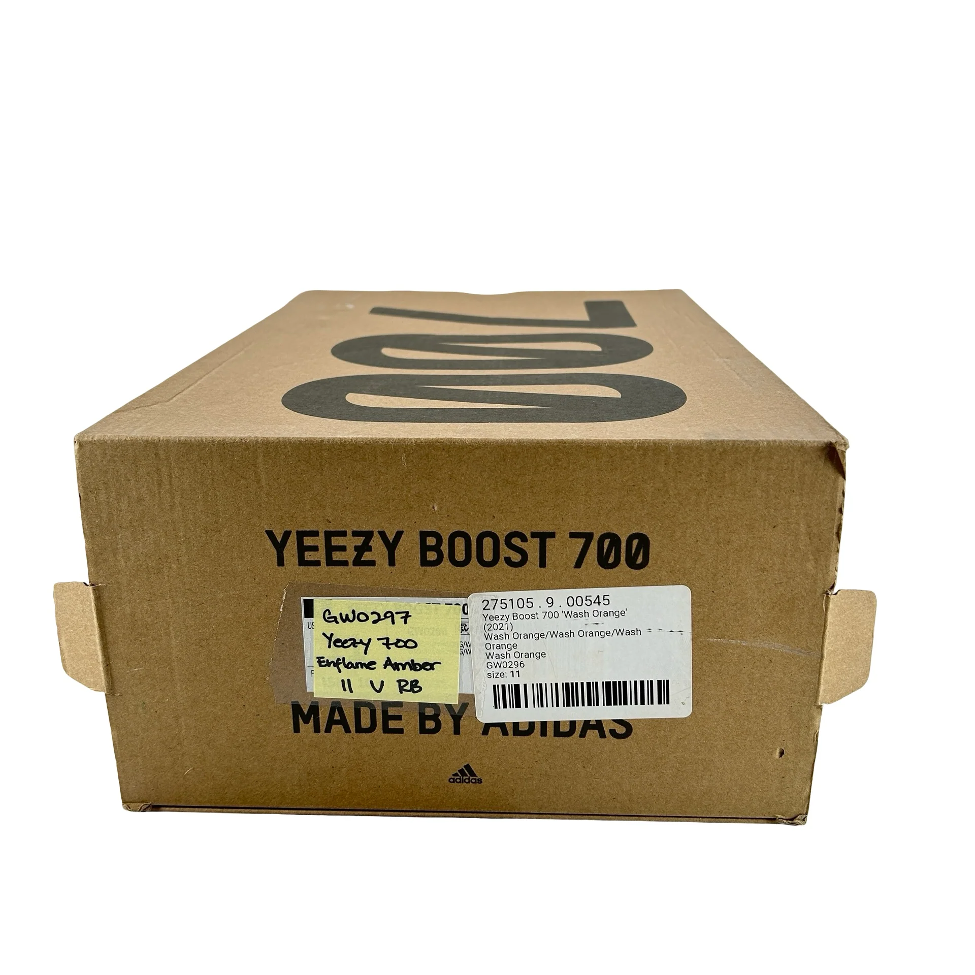 GW0297 adidas Yeezy Boost 700 Enflame Amber [USED] - 11 M (Used) (Replace Box) - Image 7