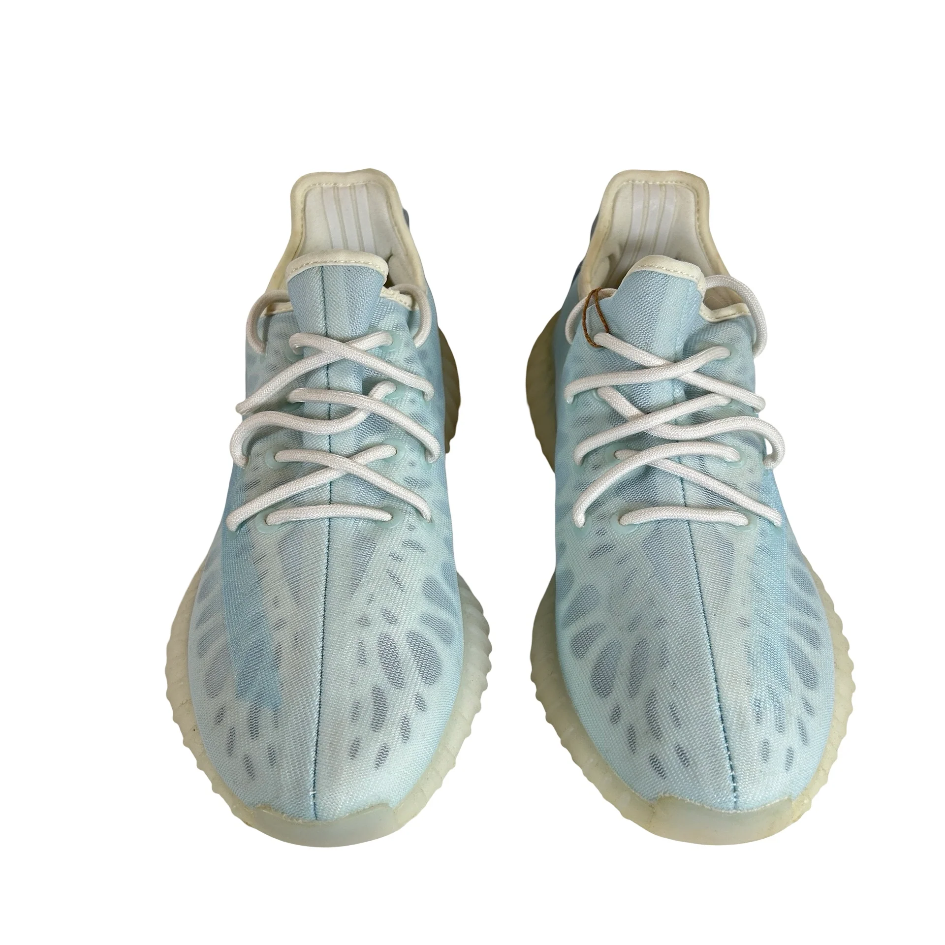 GW2869 adidas Yeezy Boost 350 V2 Mono Ice [CONDITIONAL] - 9.5 M (Slight Yellowing) - Image 2