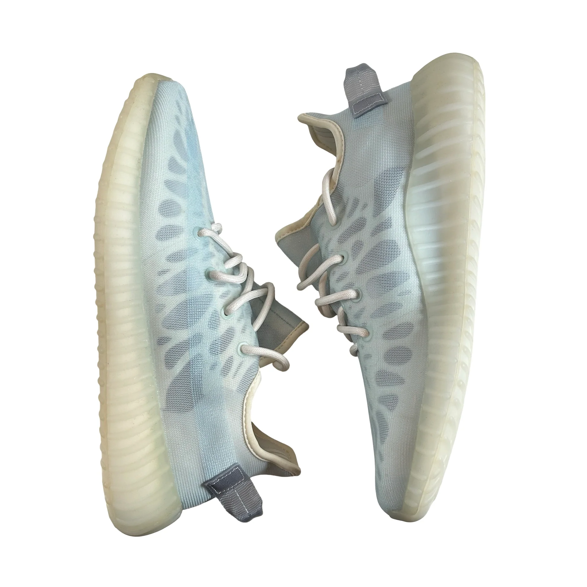 GW2869 adidas Yeezy Boost 350 V2 Mono Ice [CONDITIONAL] - 9.5 M (Slight Yellowing) - Image 5