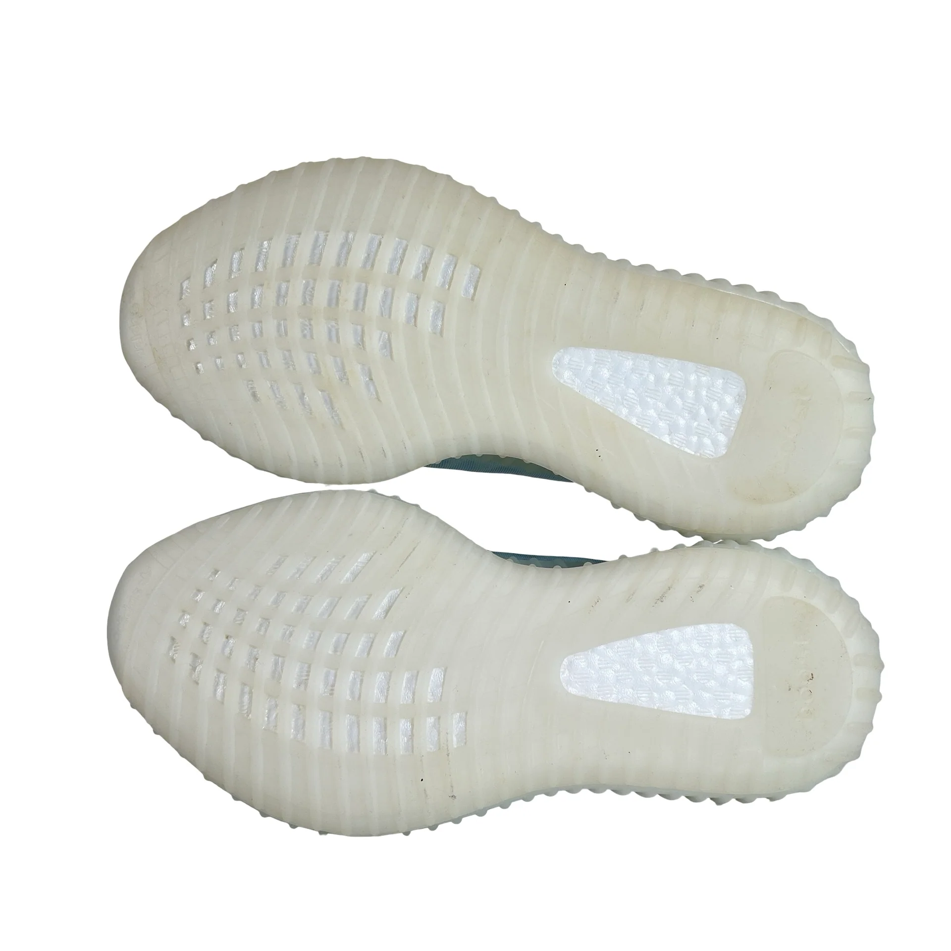 GW2869 adidas Yeezy Boost 350 V2 Mono Ice [CONDITIONAL] - 9.5 M (Slight Yellowing) - Image 6