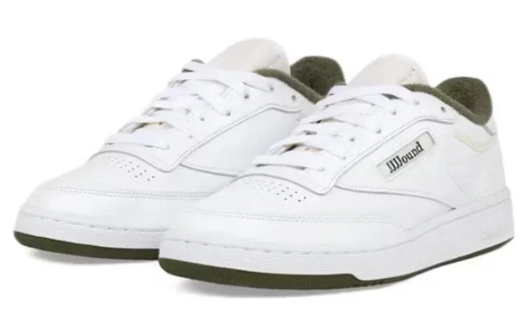 GX9657 Reebok Club C JJJJound White Olive - Image 3