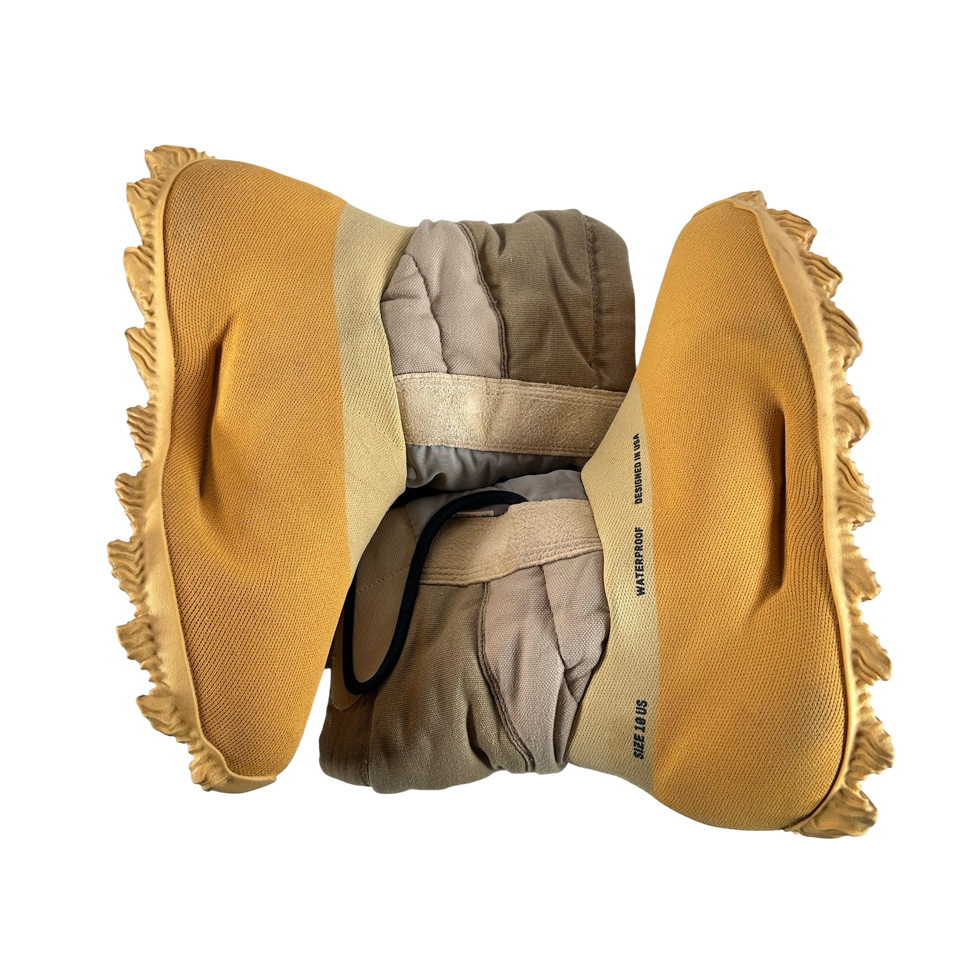 GY1824 adidas Yeezy Knit RNR Boot Sulfur [USED] - 10 M (Used) - Image 4