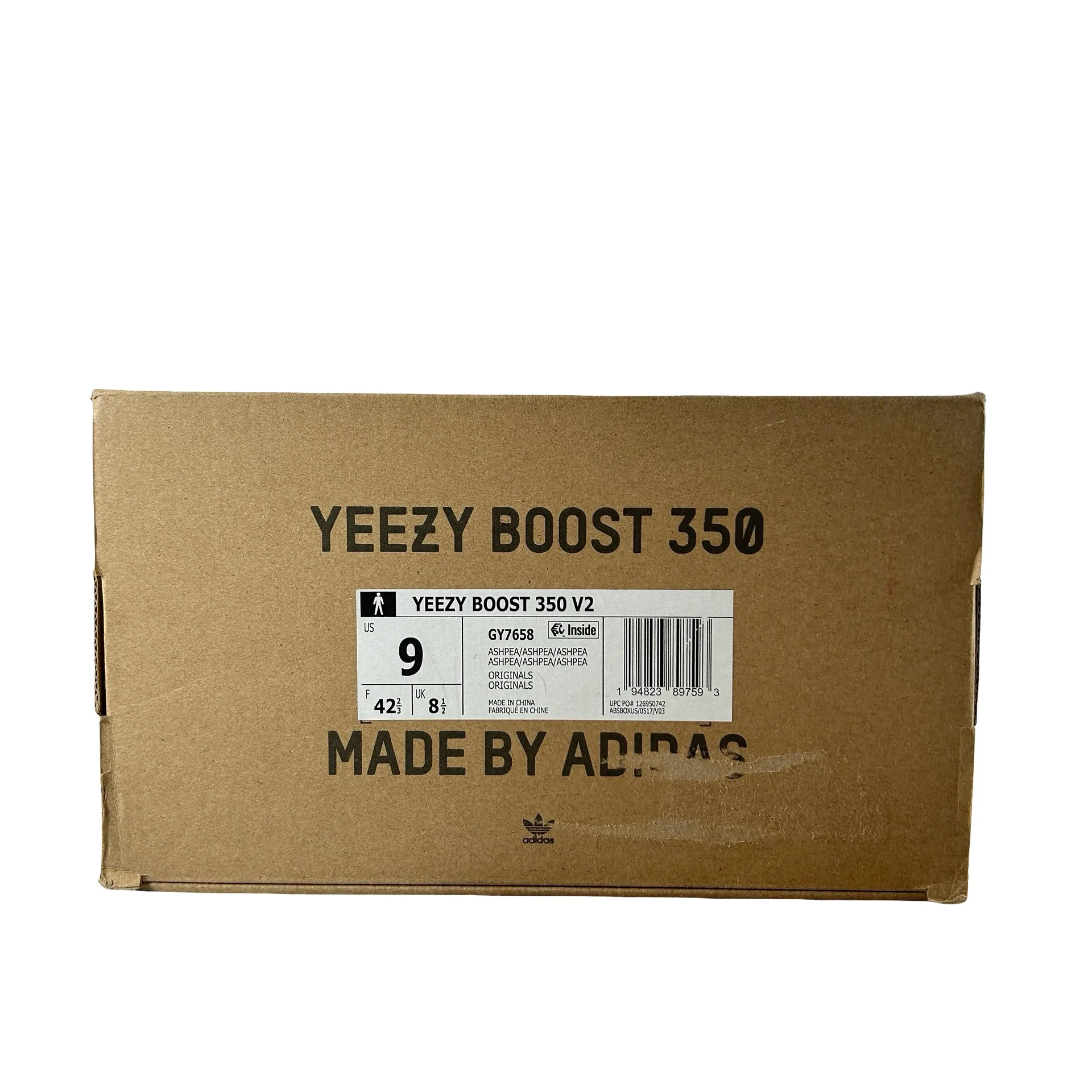 GY7658 adidas Yeezy Boost 350 V2 Ash Pearl [USED] - 9 M (Used) - Image 7