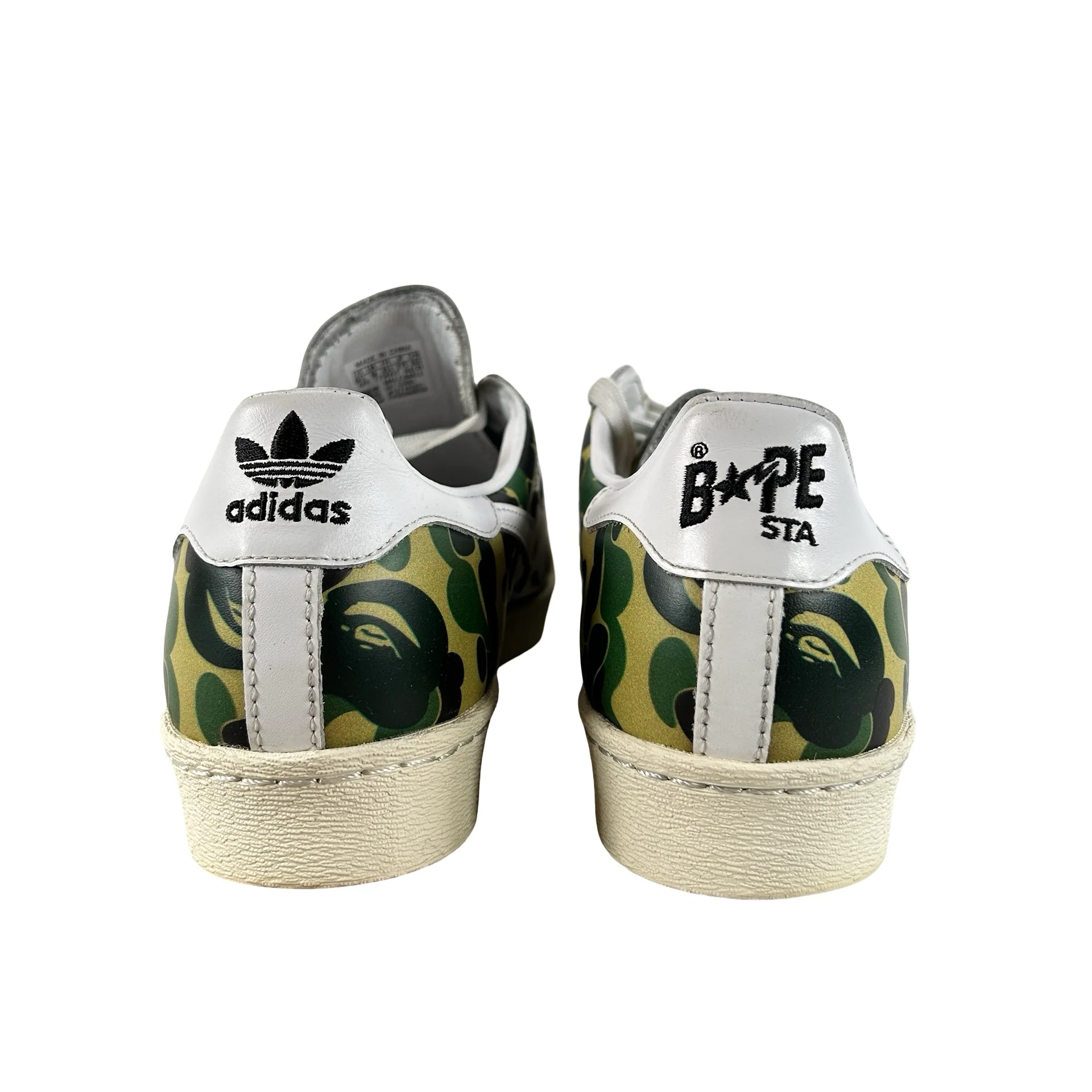 GZ8981 adidas Superstar Bape ABC Camo Green [USED] - 9.5 (Used) - Image 3