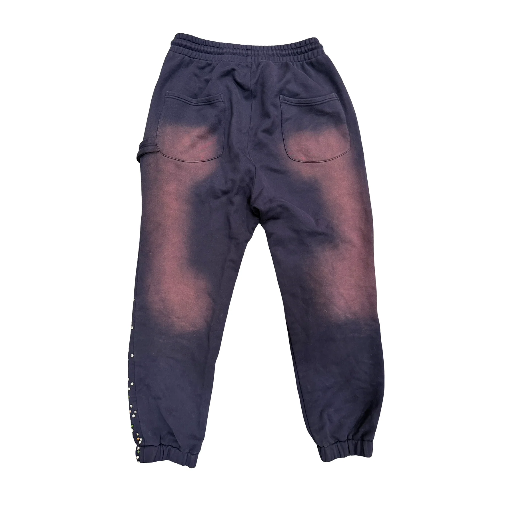Happy Memories Don't Die HMDD Crystal Sweatpants Blue [USED] - M (Used) - Image 2