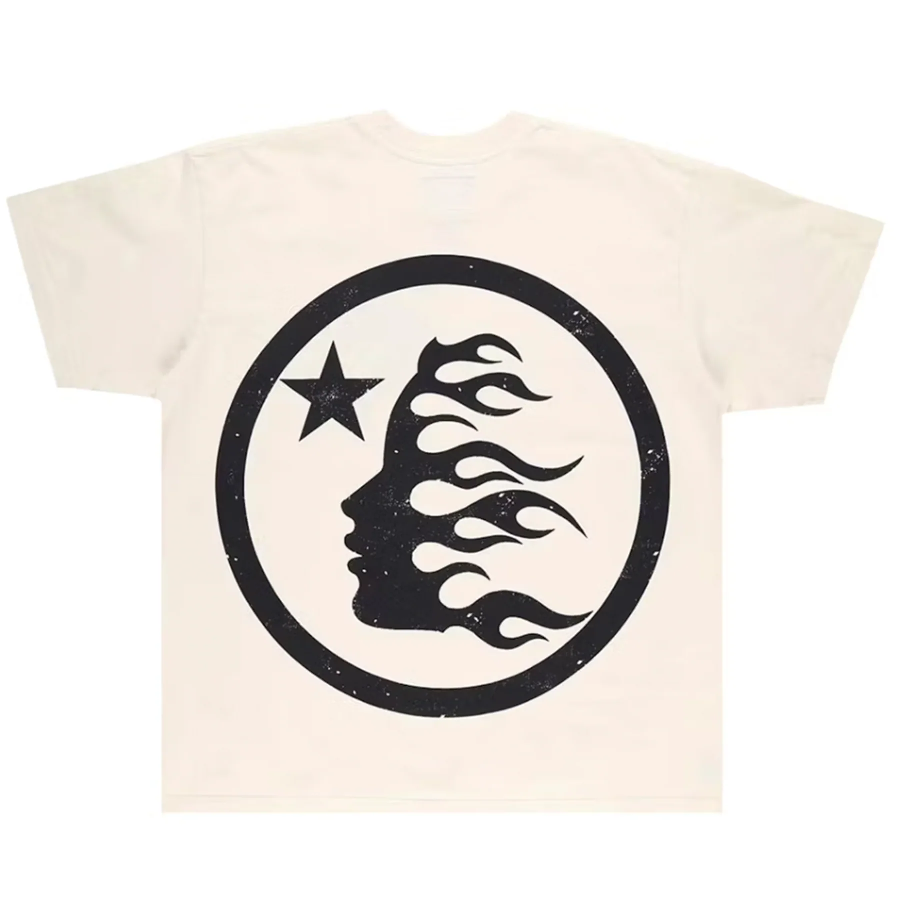 Hellstar Classic T-shirt (Regular Print) White/Black [USED] - XL (Used2) - Image 2