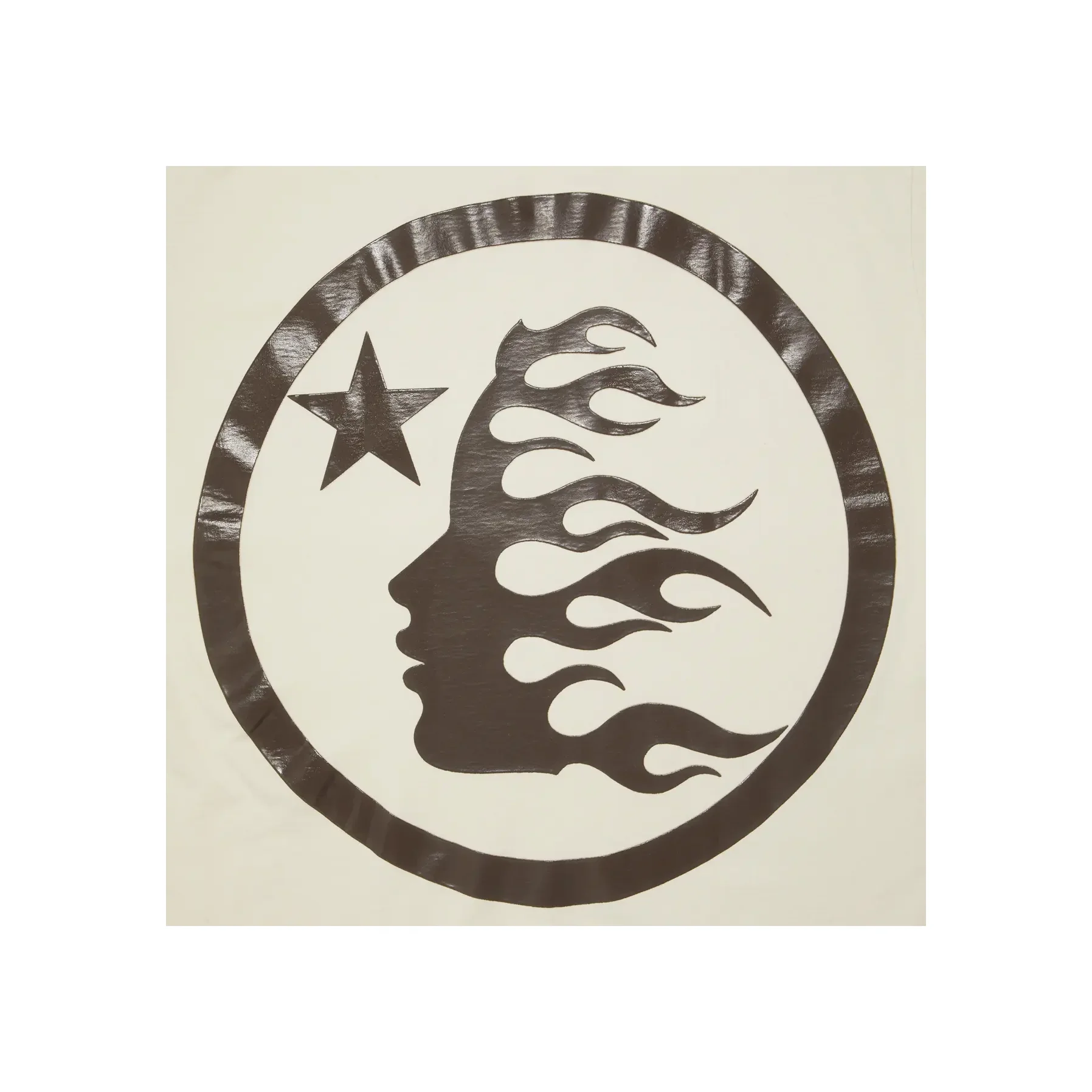 Hellstar Classic T-shirt (Regular Print) White/Brown - Image 3