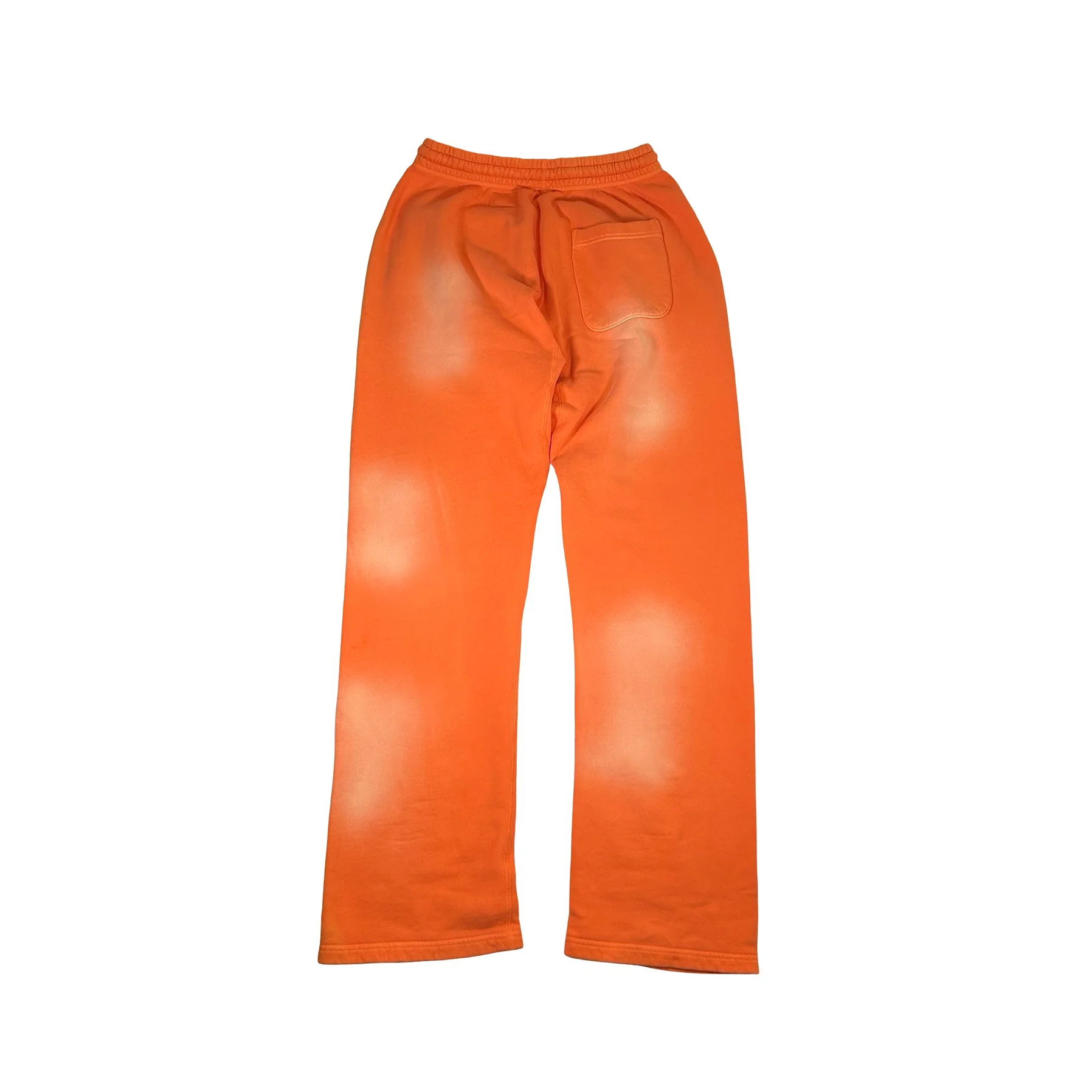 Hellstar Fire Orange Flare Bottom Sweatpants Orange Dye [USED] - M (Used) - Image 2