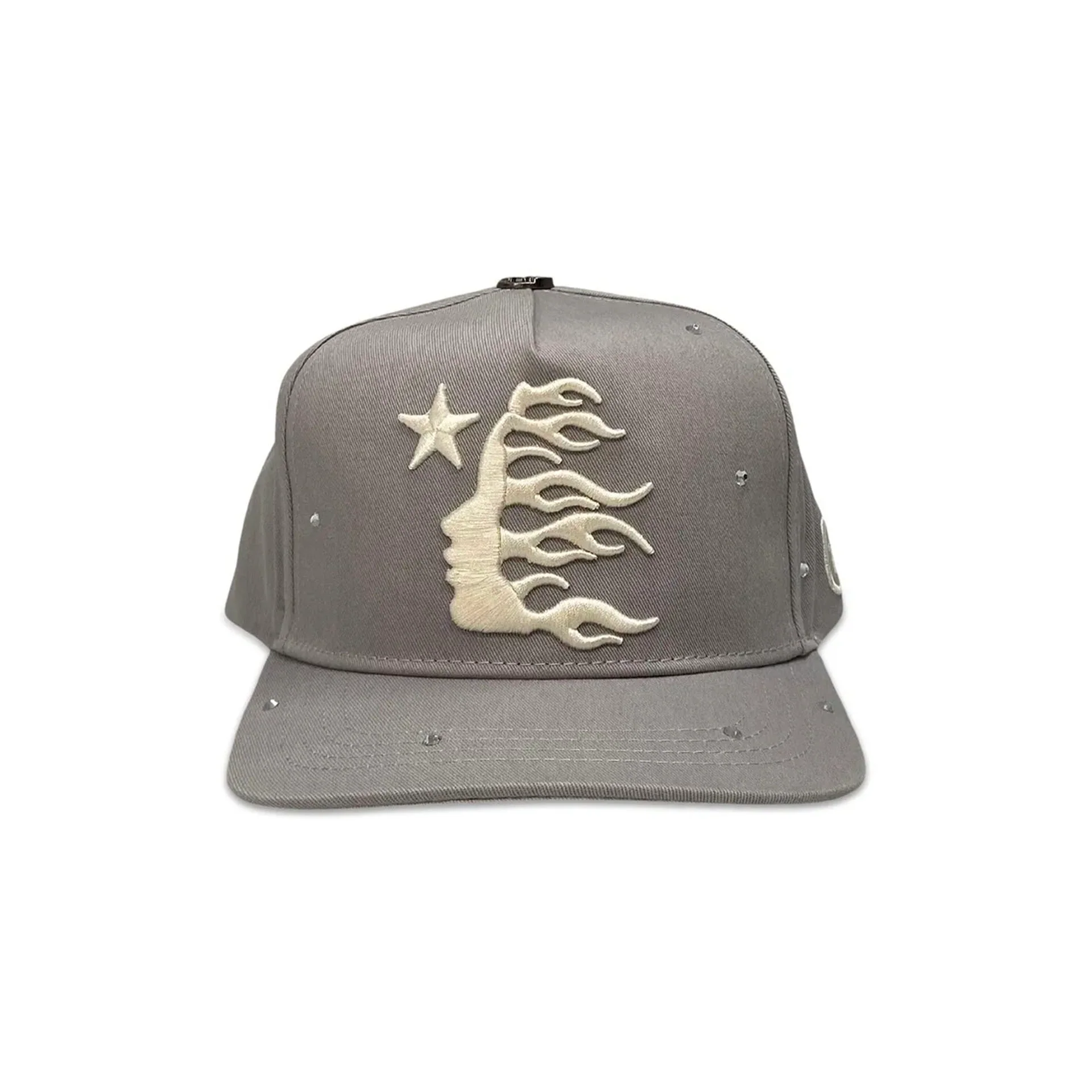 Hellstar OG Logo Rhinestone Cap Grey