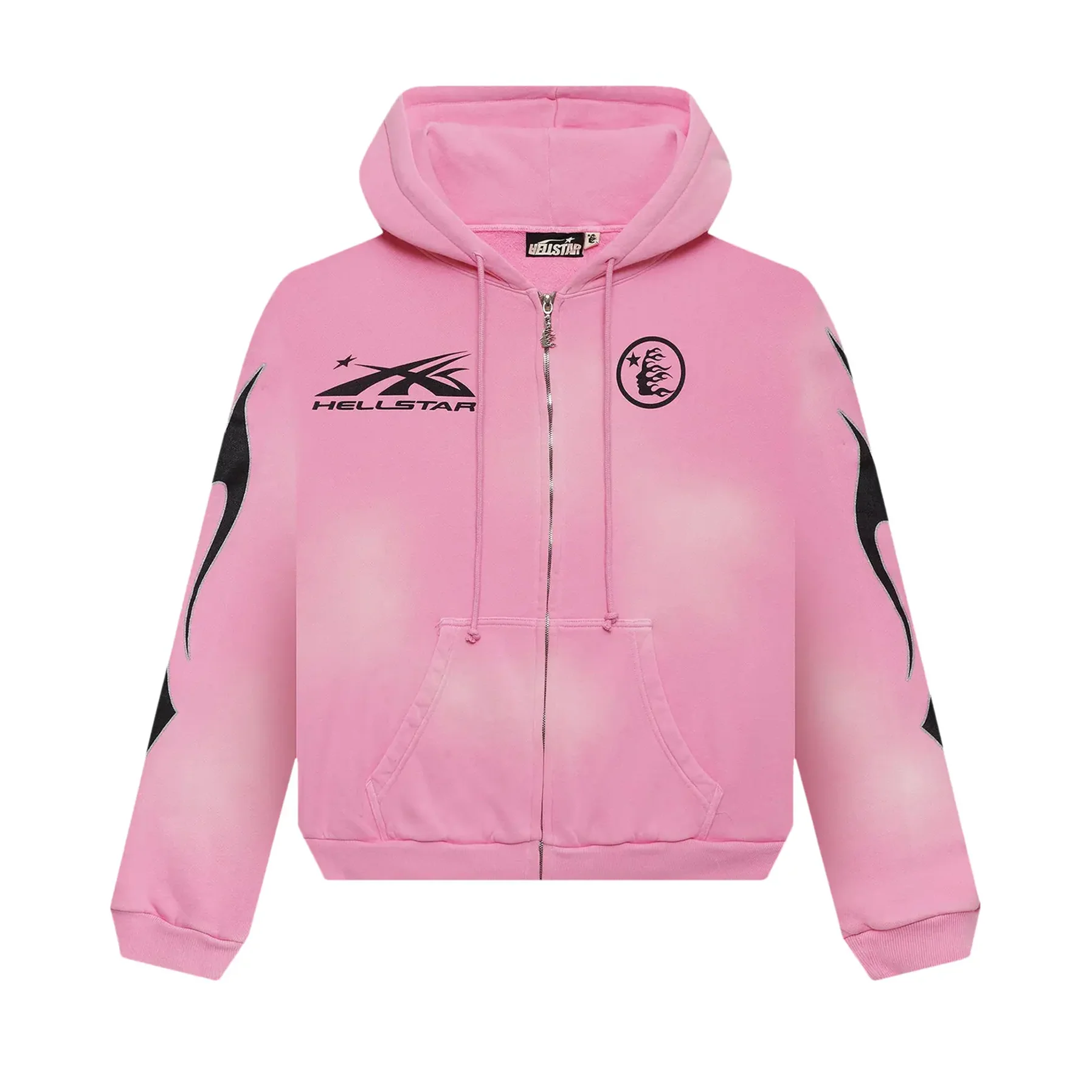 Hellstar x Complex Sports Flame Zip-Up Pink