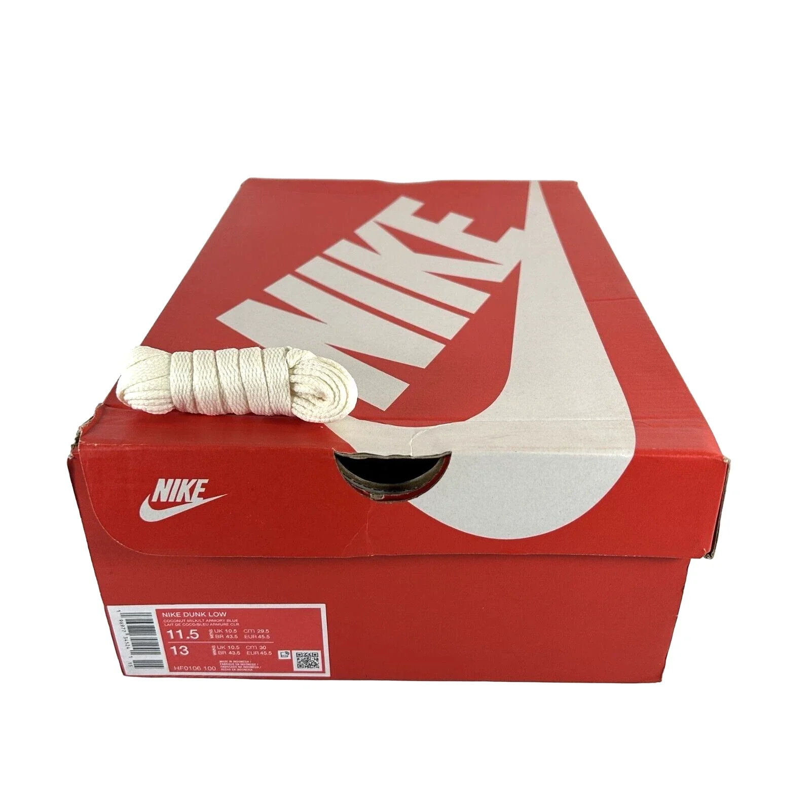 HF0106 100 Nike Dunk Low Sanddrift Light Armory Blue - 11.5 M (Marks on Toeboxes) - Image 7
