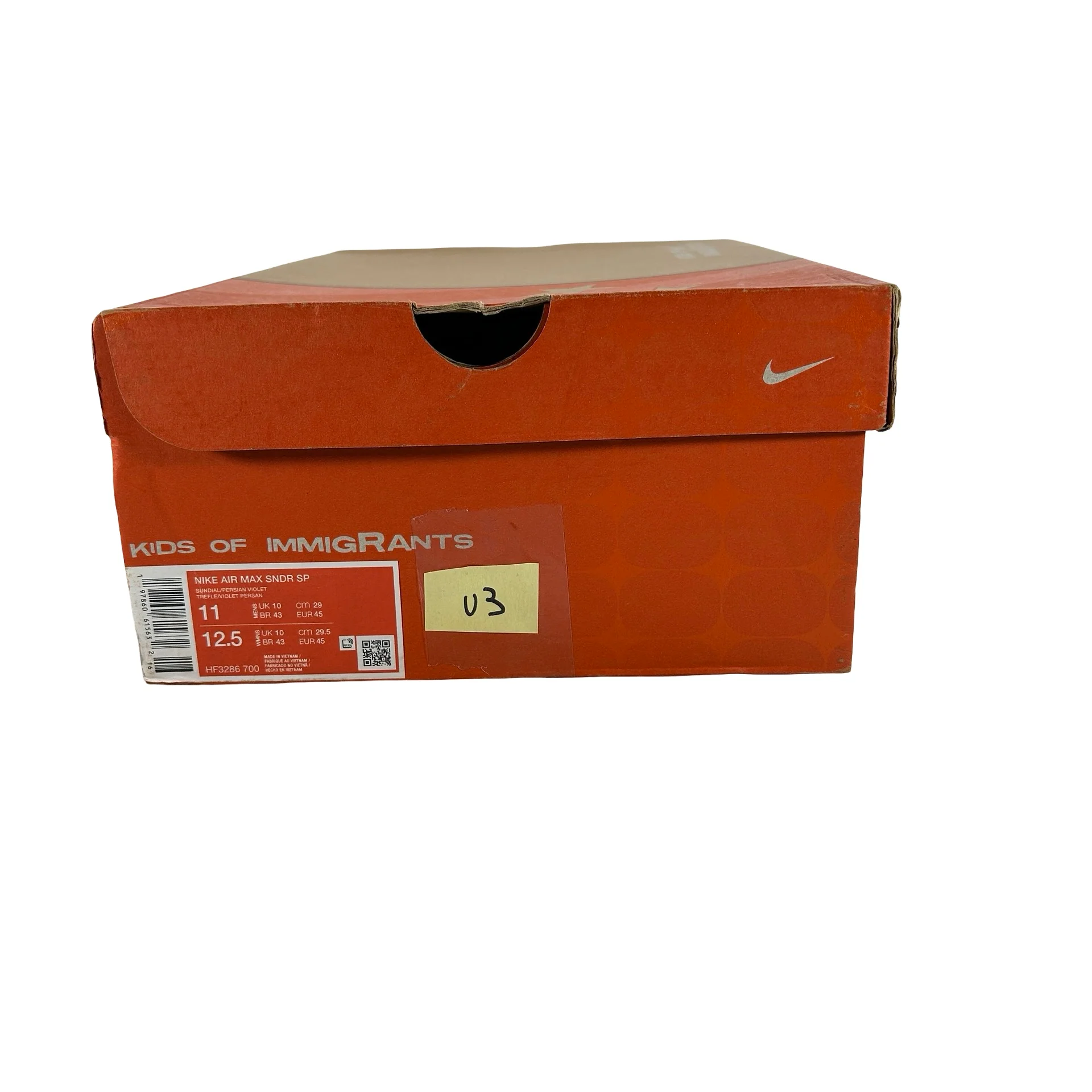 HF3286 700 Nike Air Max Sunder SP Kids of Immigrants Sunrise [USED] - 11 M (Used3) - Image 7