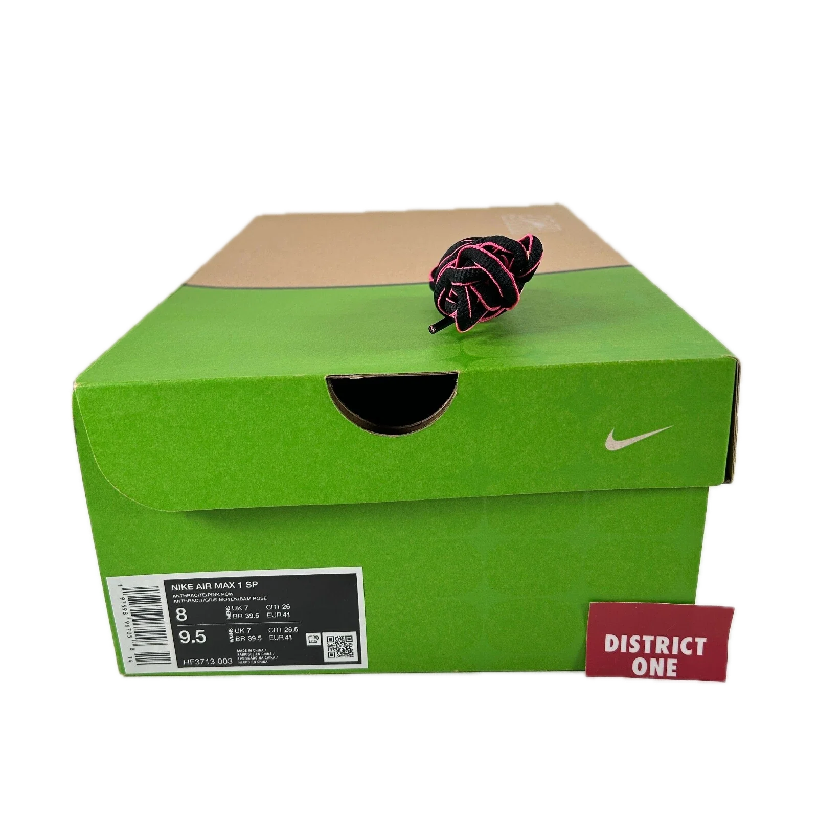 HF3713 003 Nike Air Max 1 SP HUF Pink Pow [USED] - 8 M (Used) - Image 7