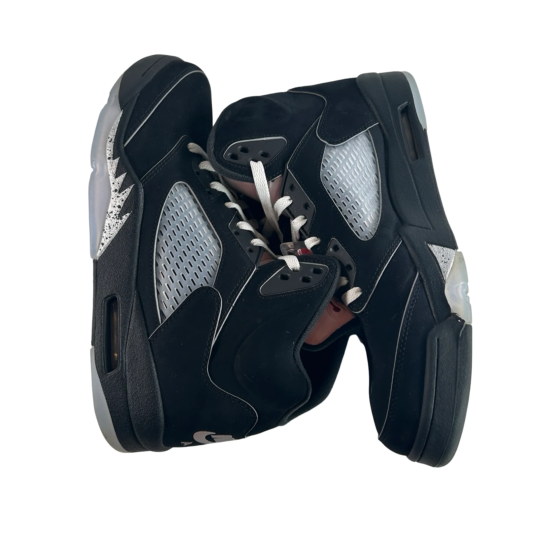 HF3975 001 Jordan 5 Retro OG Black Metallic Reimagined [USED] - 12 M (Used13) - Image 4