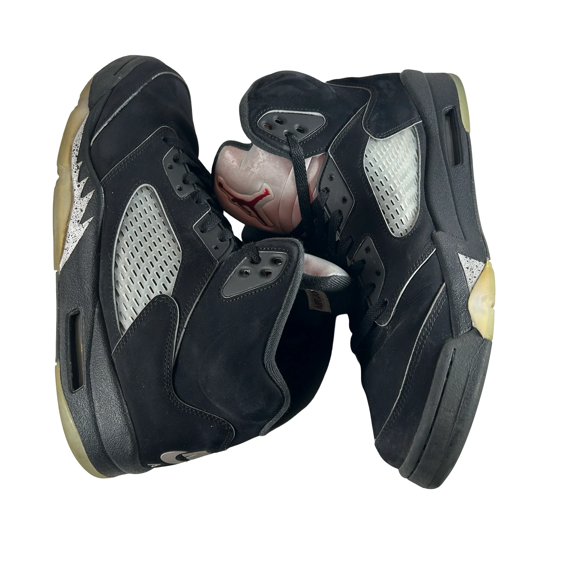 HF3975 001 Jordan 5 Retro OG Black Metallic Reimagined [USED] - 13 M (Used3) (No Box3) - Image 4