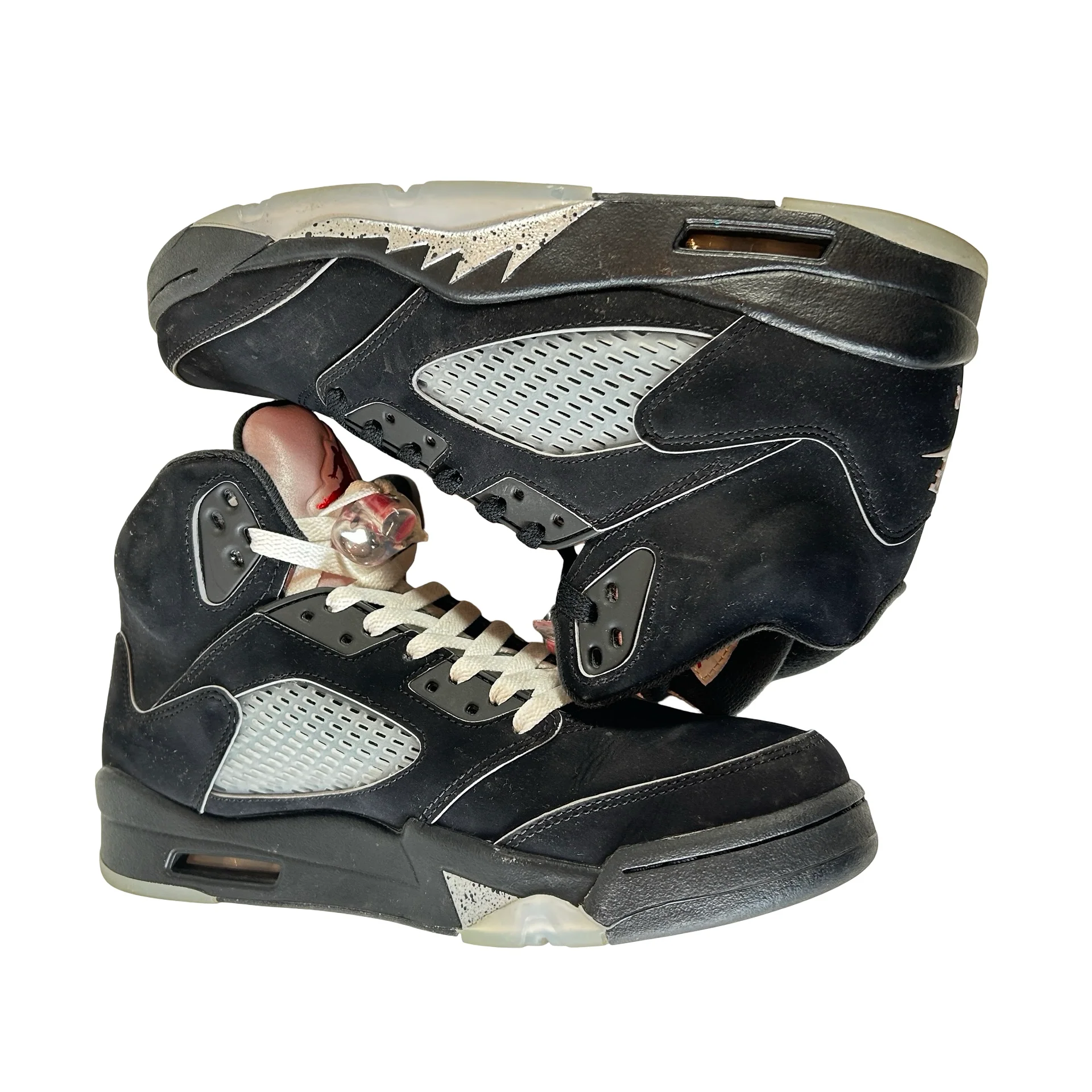 HF3975 001 Jordan 5 Retro OG Black Metallic Reimagined [USED] - 9.5 M (Used17) - Image 5