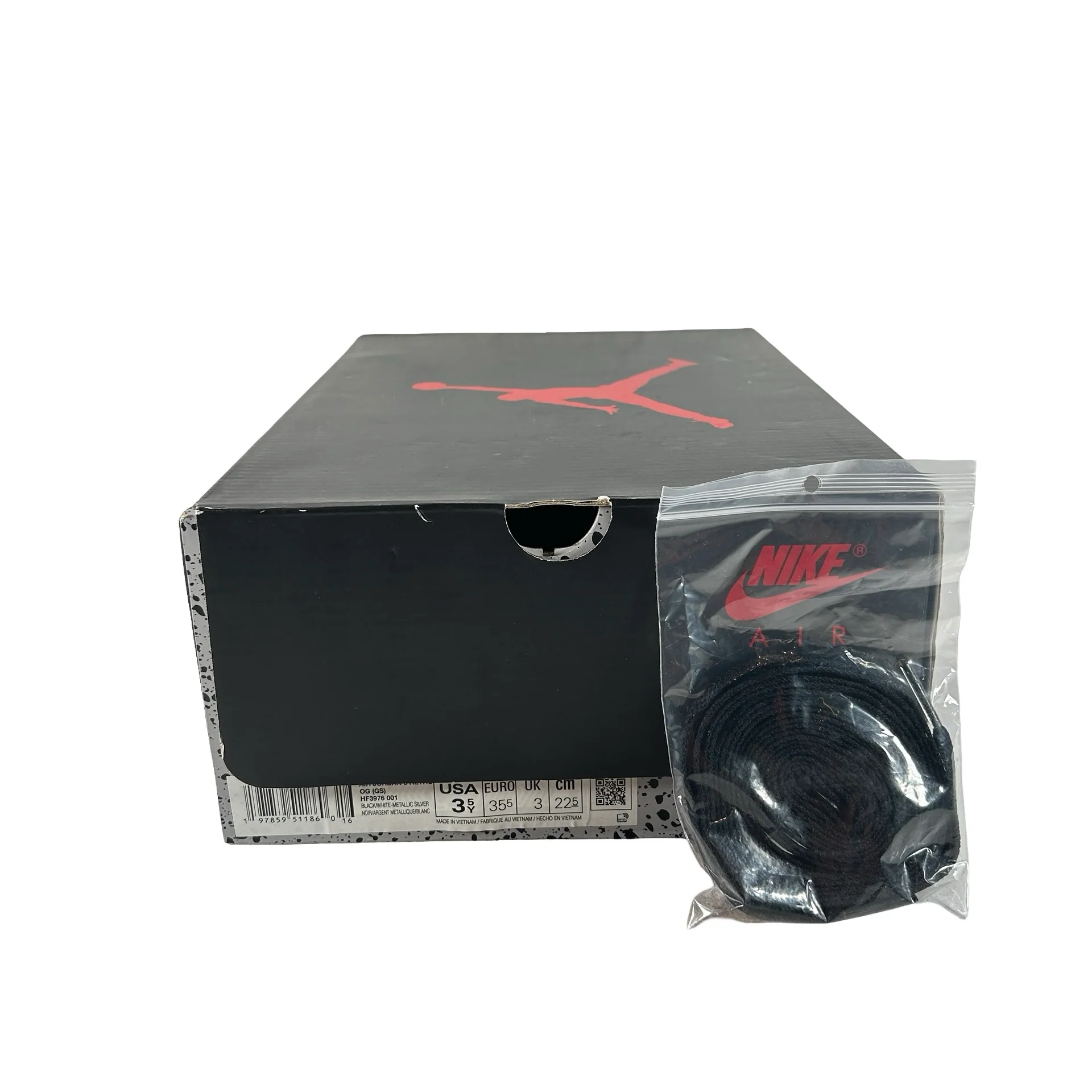 HF3976 001 Jordan 5 Retro OG Black Metallic Reimagined (GS) [USED] - 3.5 Y (Used) - Image 7
