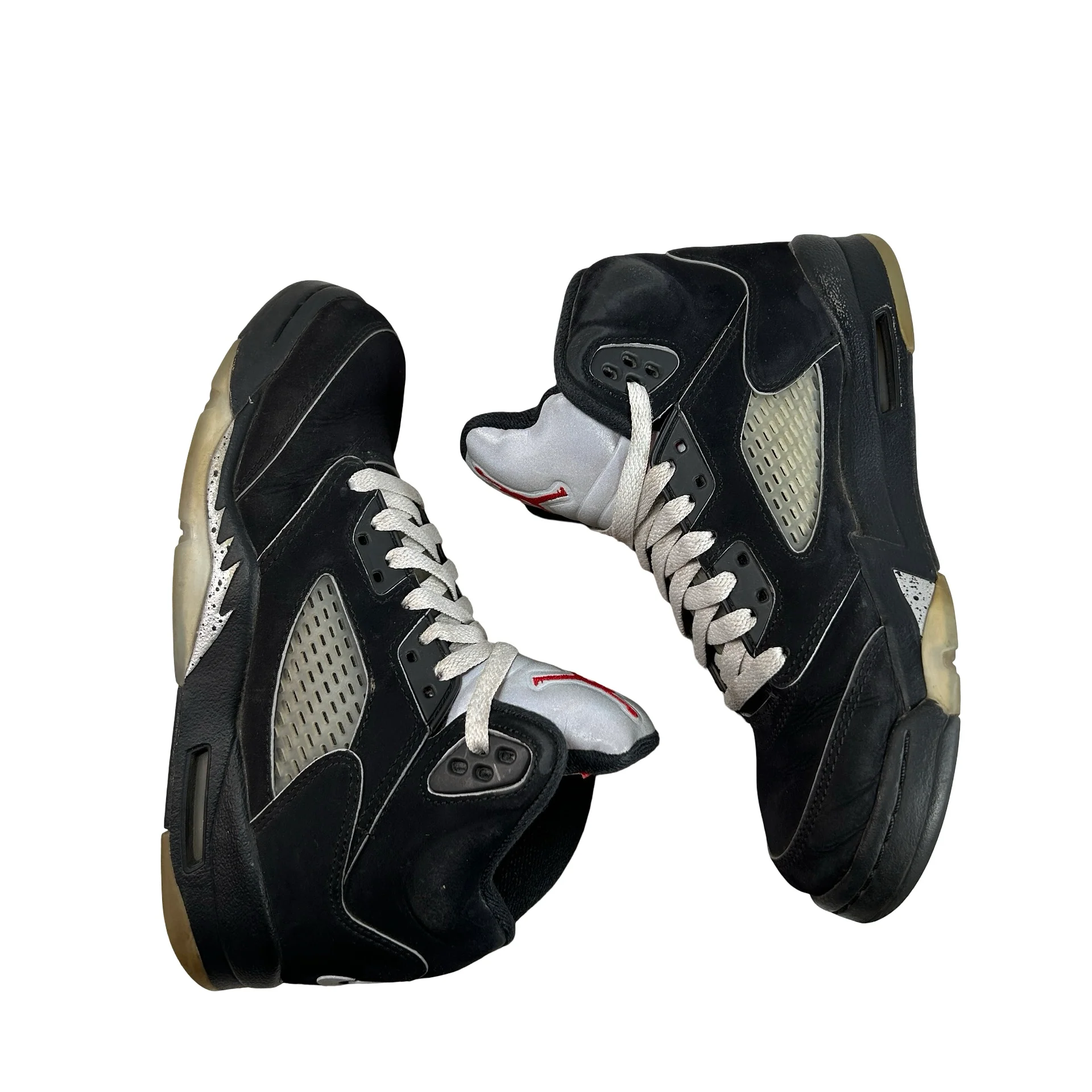 HF3976 001 Jordan 5 Retro OG Black Metallic Reimagined (GS) [USED] - 4.5 Y (Used2) (No Box2) - Image 4