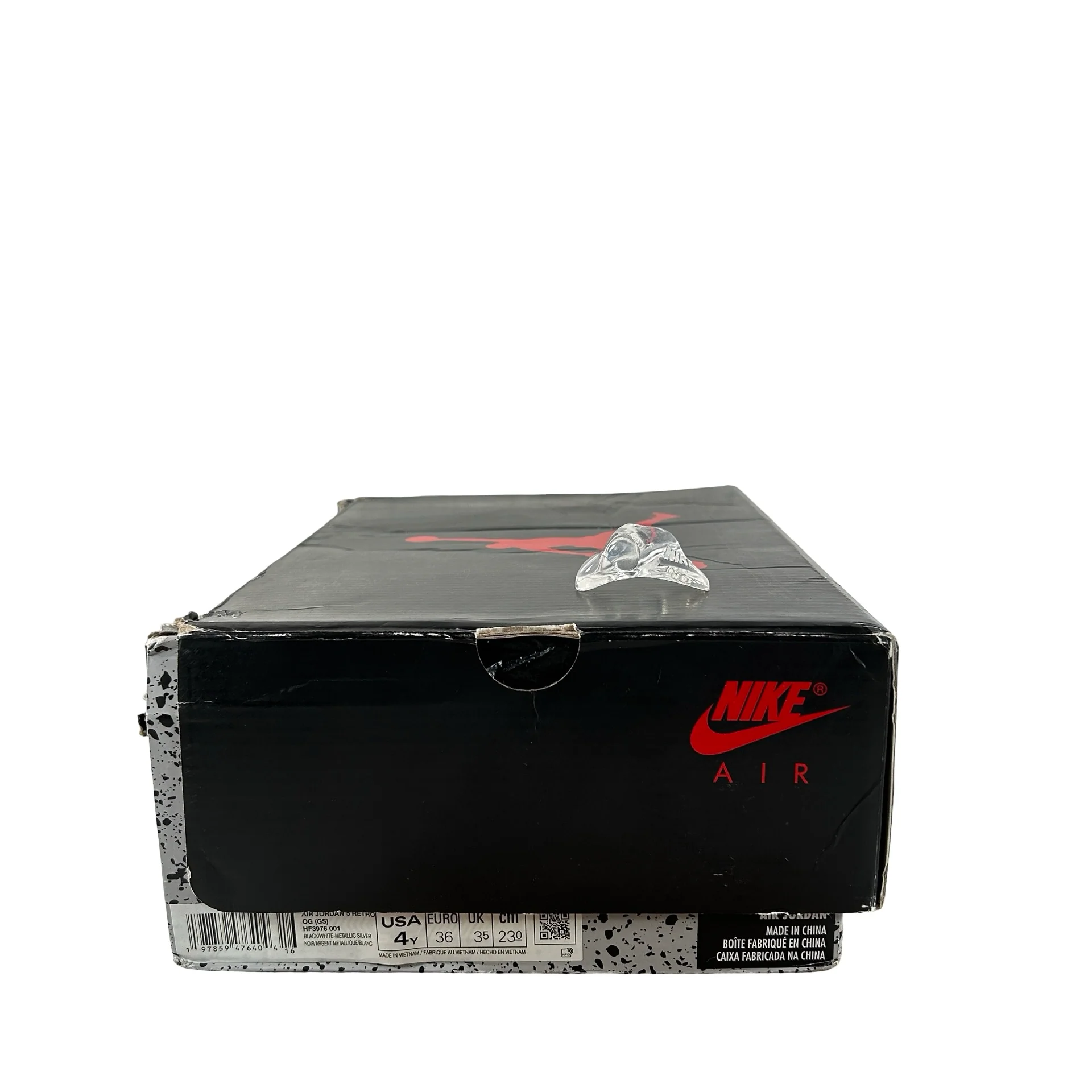 HF3976 001 Jordan 5 Retro OG Black Metallic Reimagined (GS) [USED] - 4 Y (Used) - Image 7
