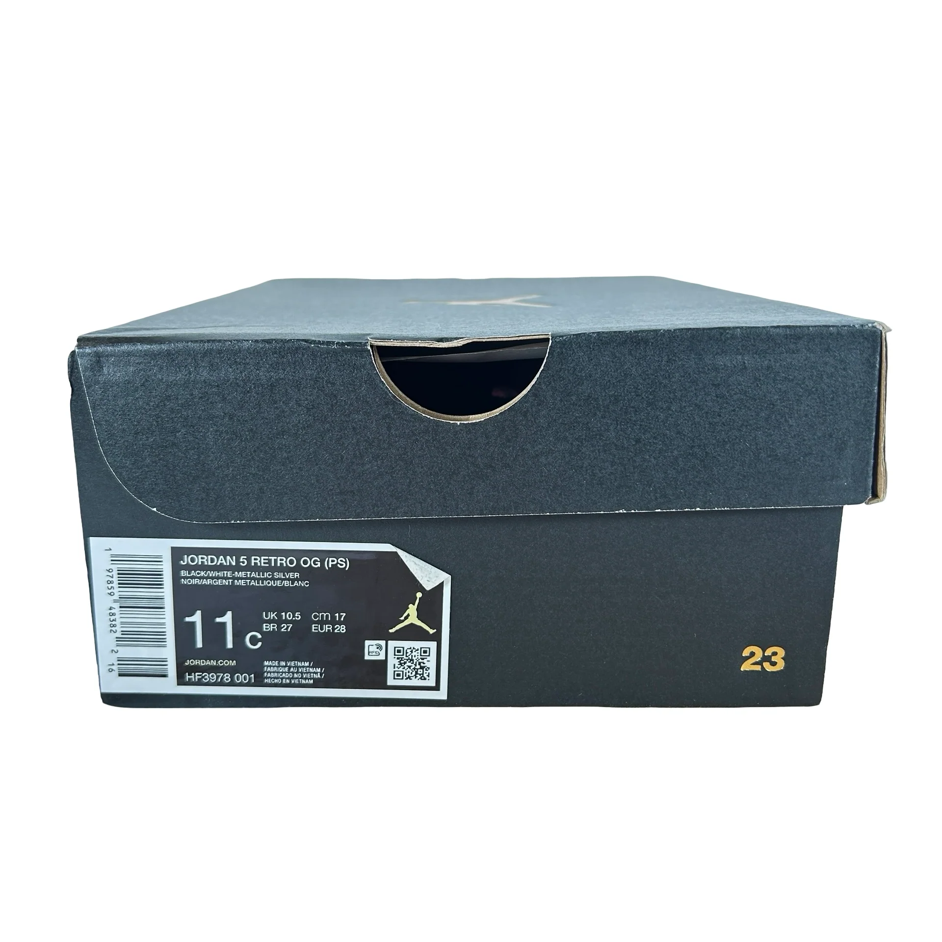 HF3978 001 Jordan 5 Retro OG Black Metallic Reimagined (PS) [USED] - 11 C (Used) - Image 7