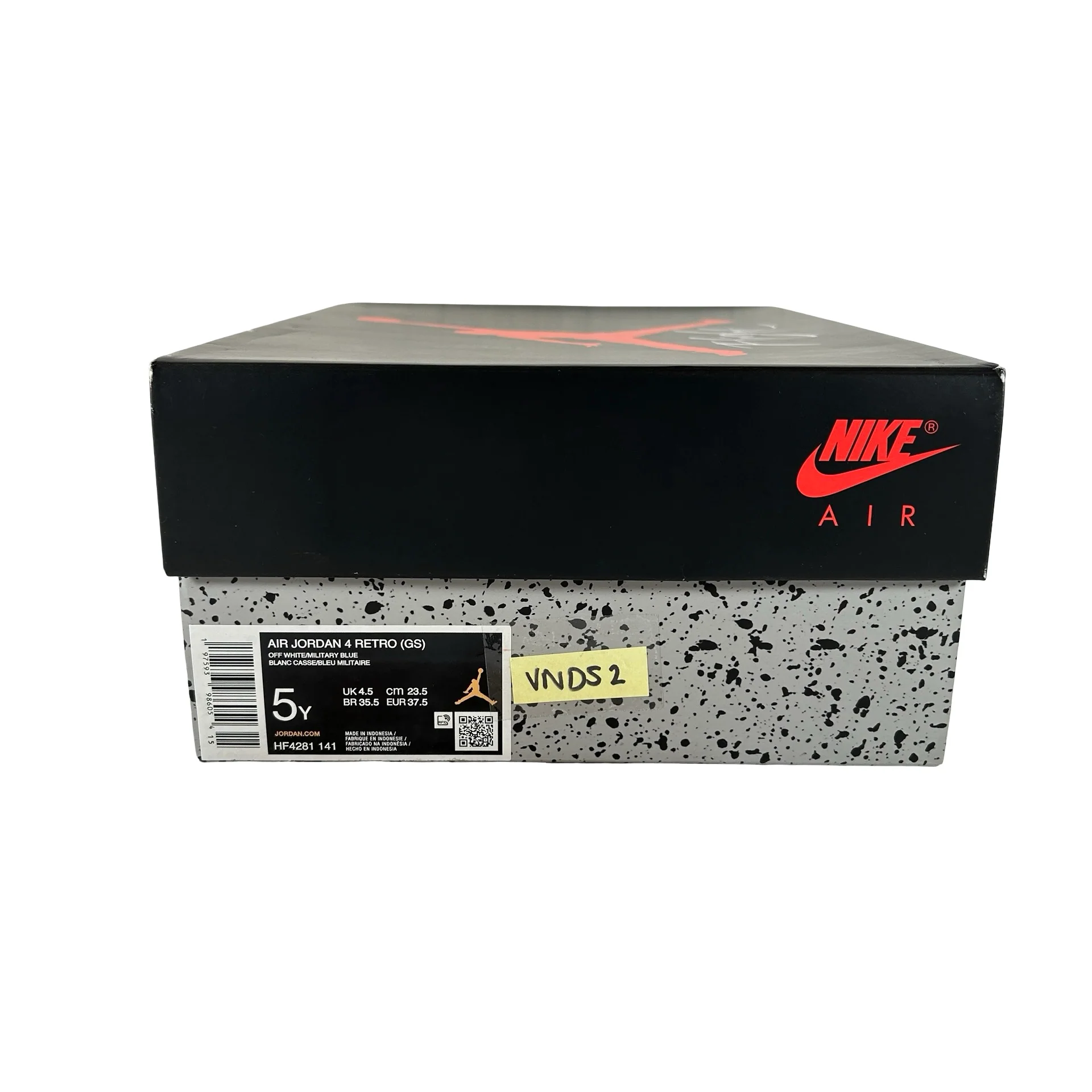 HF4281 141 Jordan 4 Retro Military Blue (2024) (GS) [USED] - 5 Y (VNDS2) - Image 7