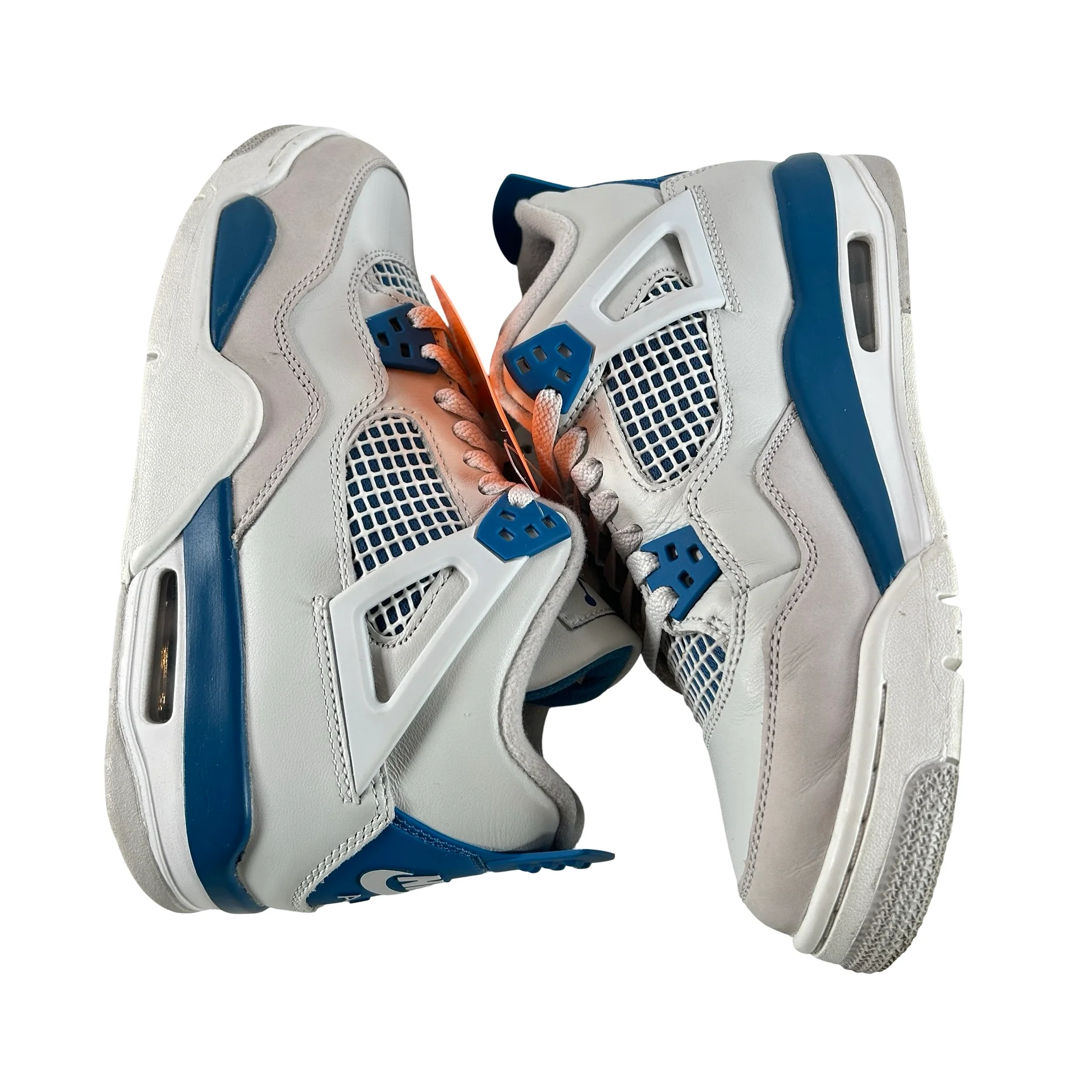 HF4281 141 Jordan 4 Retro Military Blue (2024) (GS) [USED] - 6 Y (Used) - Image 4