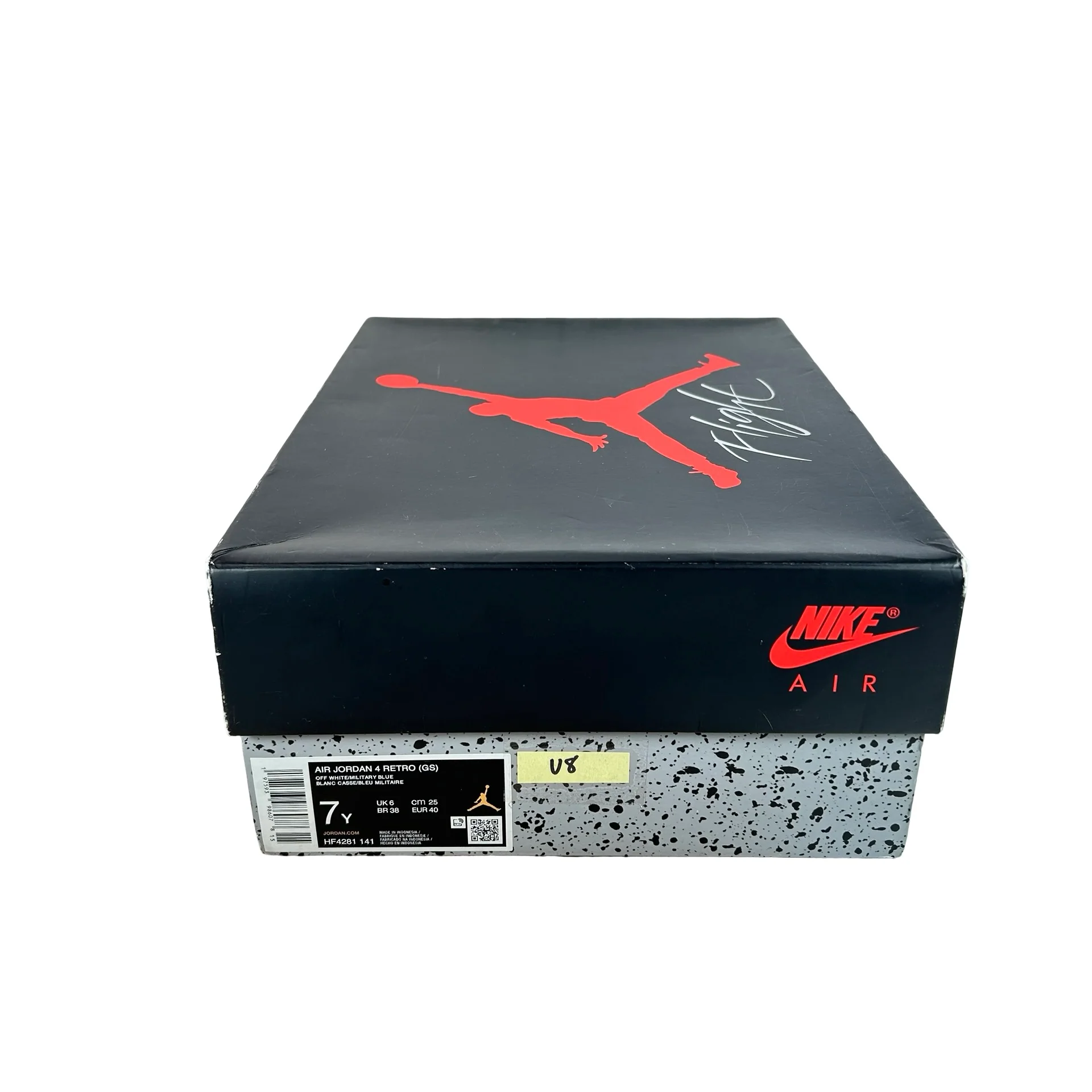 HF4281 141 Jordan 4 Retro Military Blue (2024) (GS) [USED] - 7 Y (Used8) - Image 7