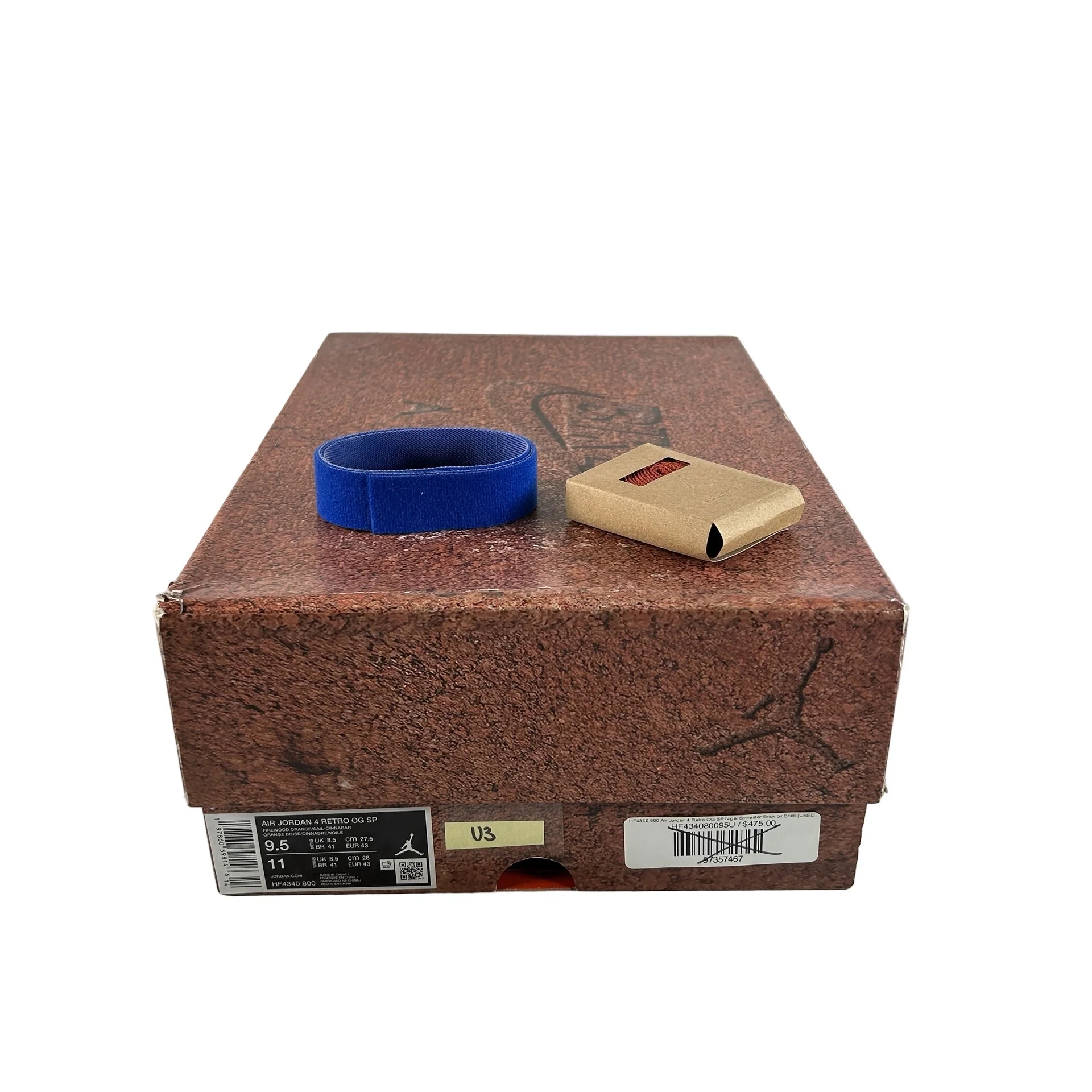 HF4340 800 Air Jordan 4 Retro OG SP Nigel Sylvester Brick by Brick [USED] - 9.5 M (Used3) - Image 7