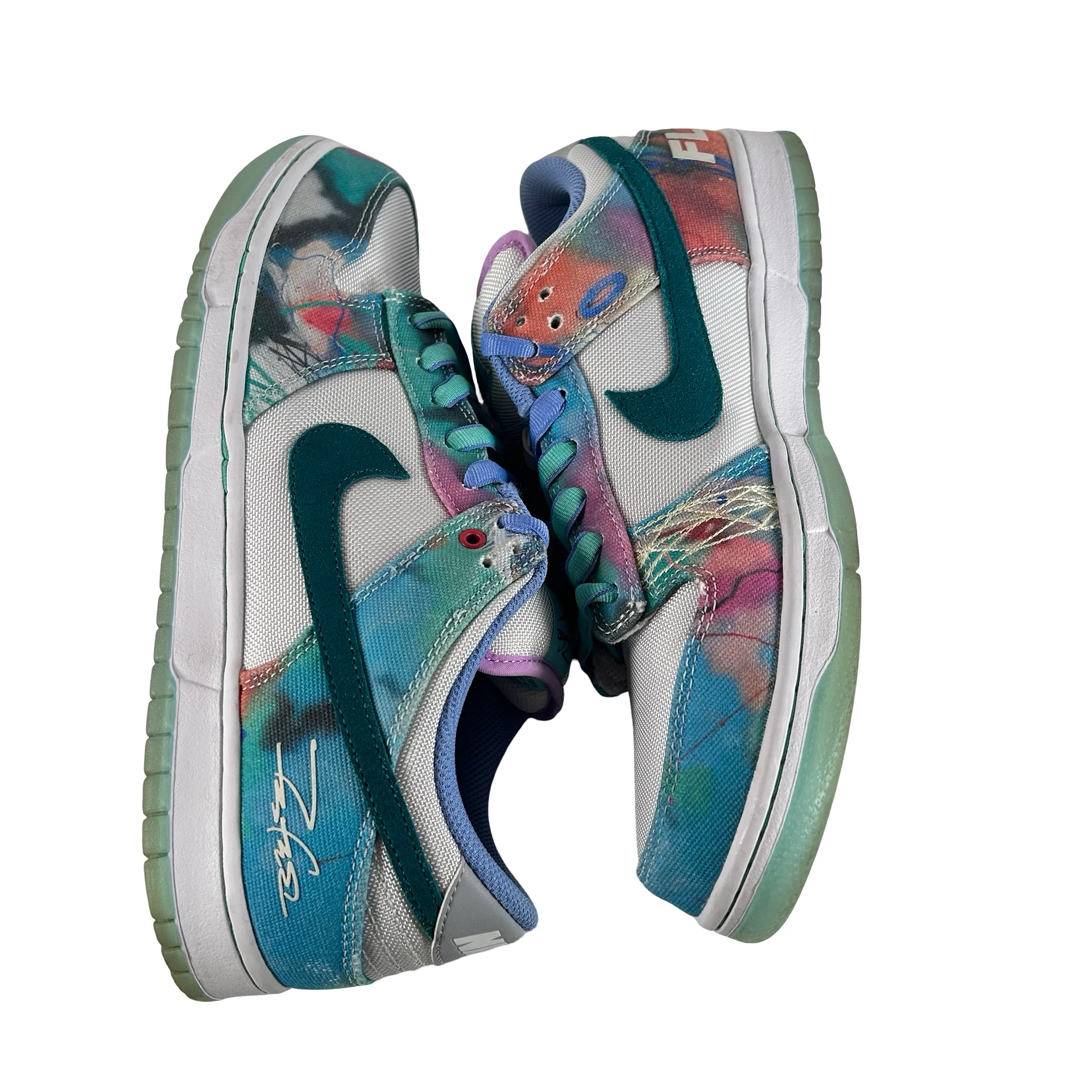 HF6061 400 Nike SB Dunk Low Futura Laboratories Bleached Aqua [USED] - 10.5 M (Used3) - Image 4