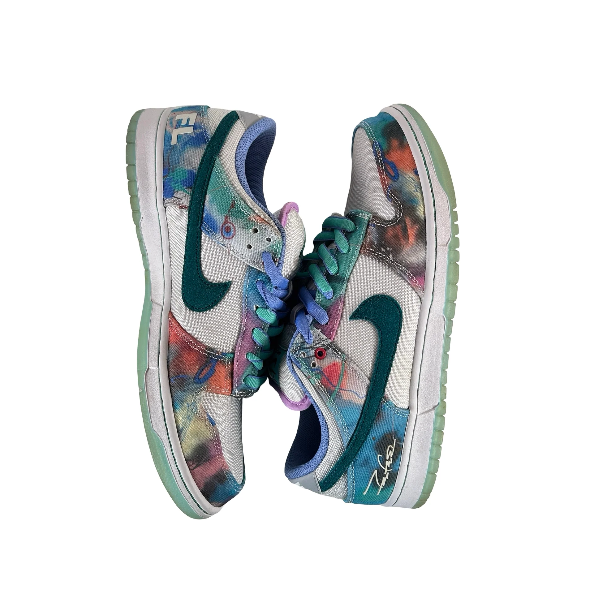 HF6061 400 Nike SB Dunk Low Futura Laboratories Bleached Aqua [USED] - 10.5 M (Used4) - Image 5