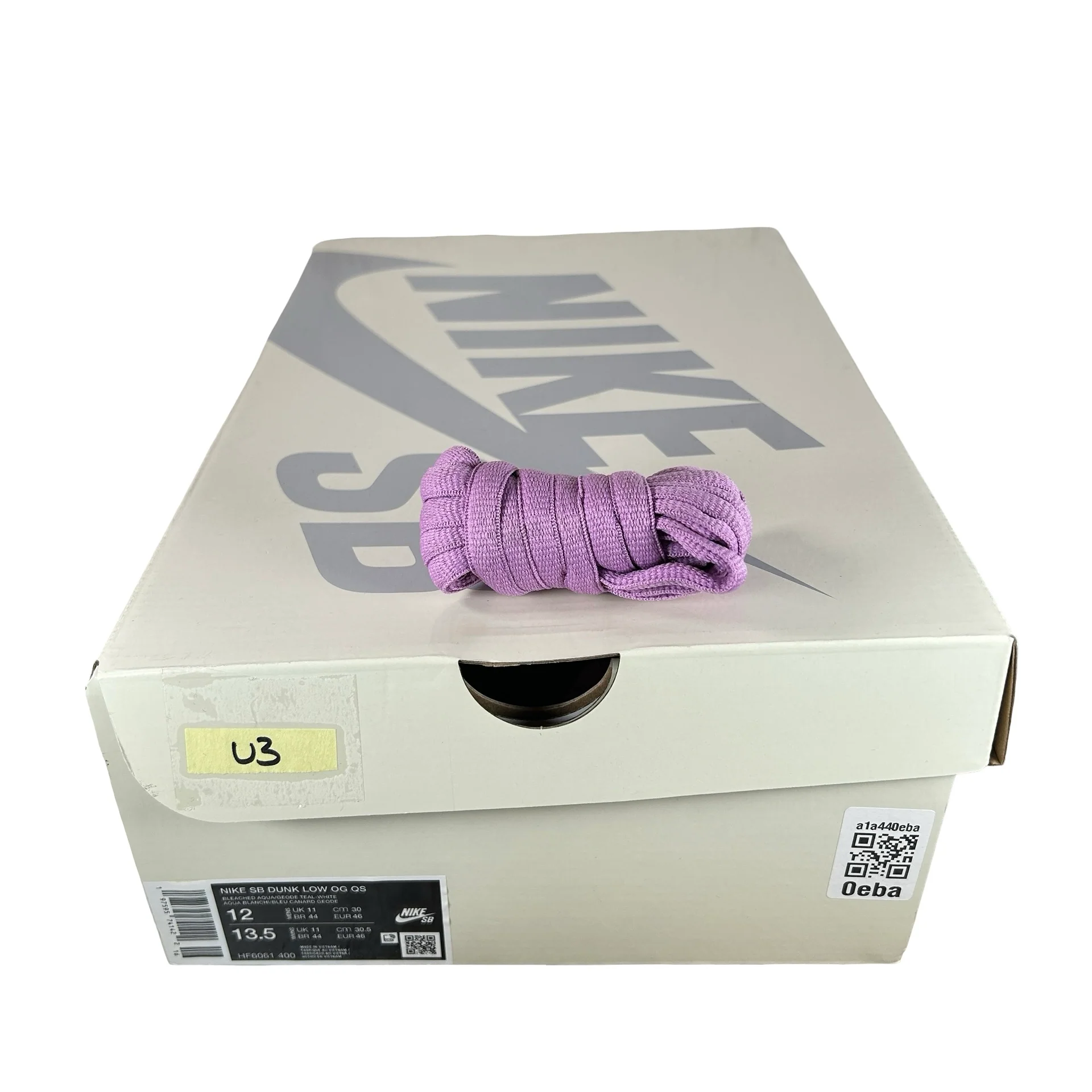 HF6061 400 Nike SB Dunk Low Futura Laboratories Bleached Aqua [USED] - 12 M (Used3) - Image 7