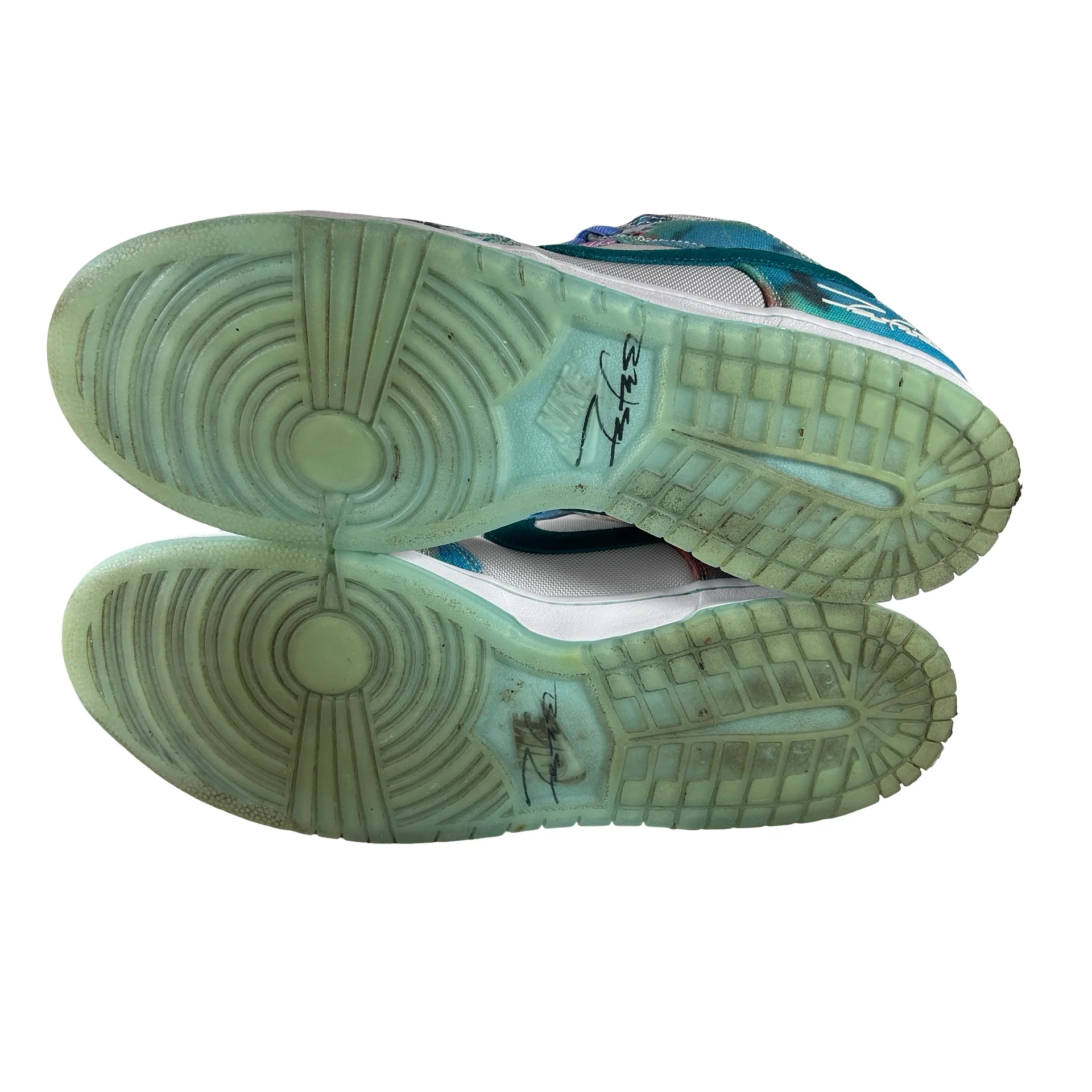 HF6061 400 Nike SB Dunk Low Futura Laboratories Bleached Aqua [USED] - 13 M (Used3) - Image 6