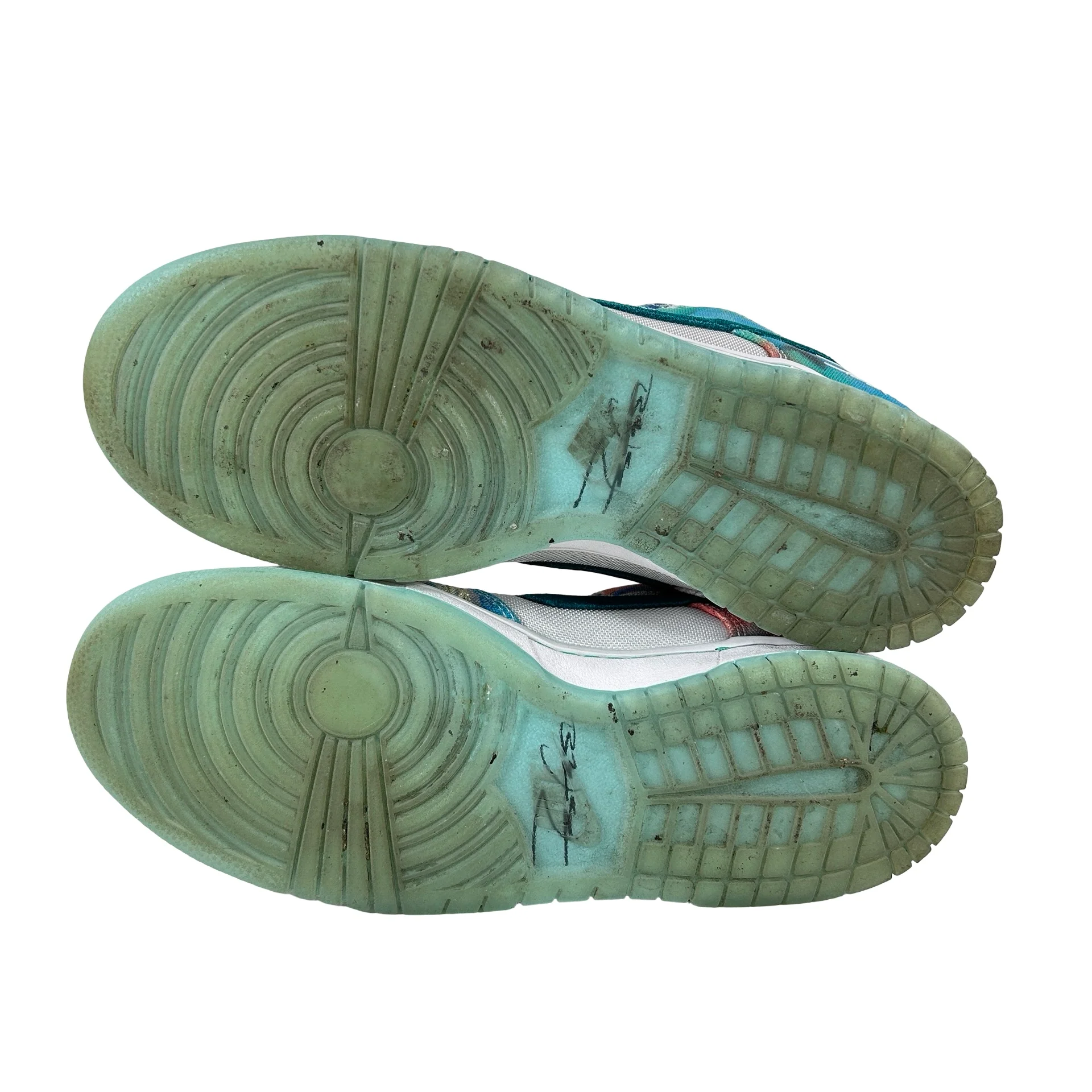 HF6061 400 Nike SB Dunk Low Futura Laboratories Bleached Aqua [USED] - 8.5 M (Used) - Image 6