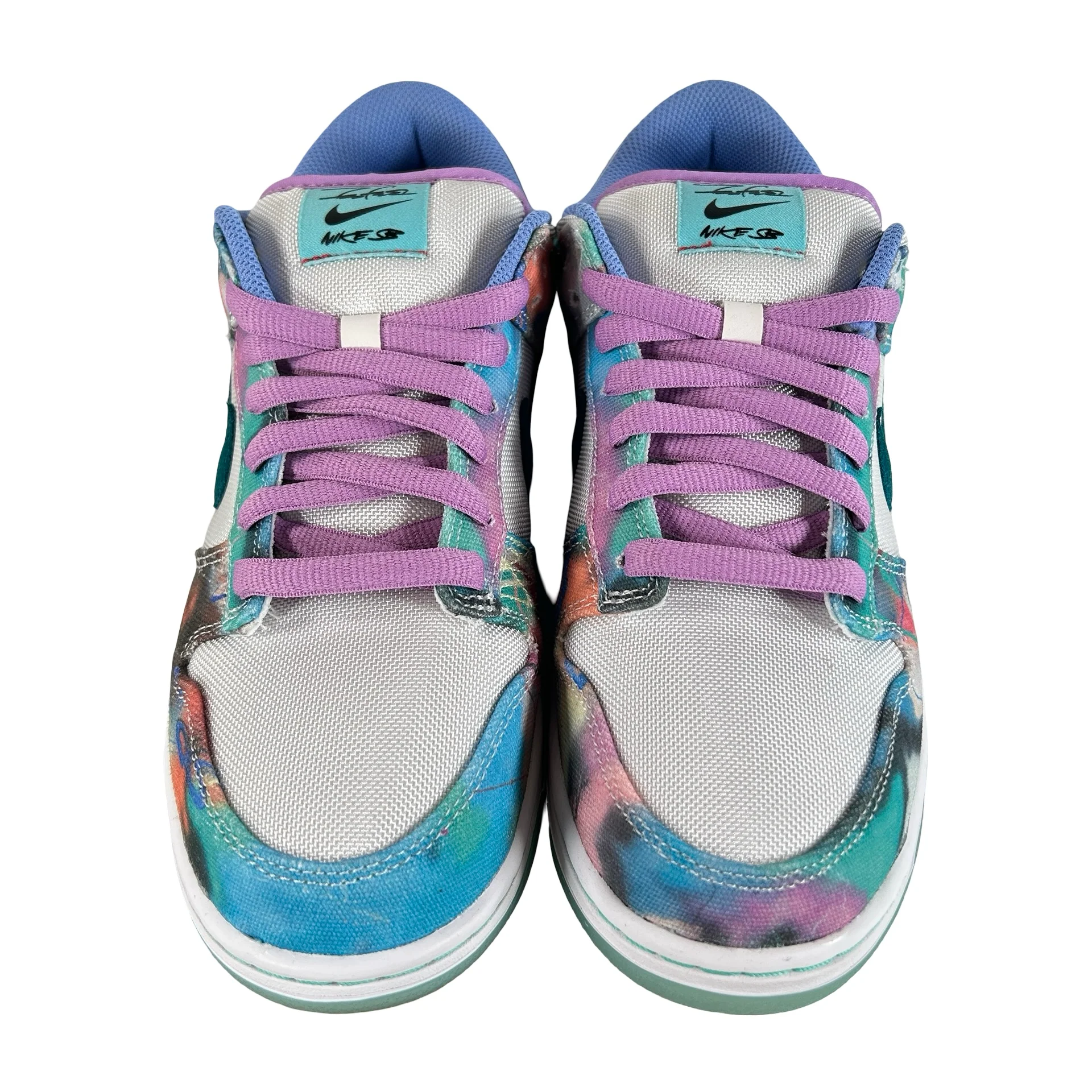 HF6061 400 Nike SB Dunk Low Futura Laboratories Bleached Aqua [USED] - 9 M (Used3) - Image 2