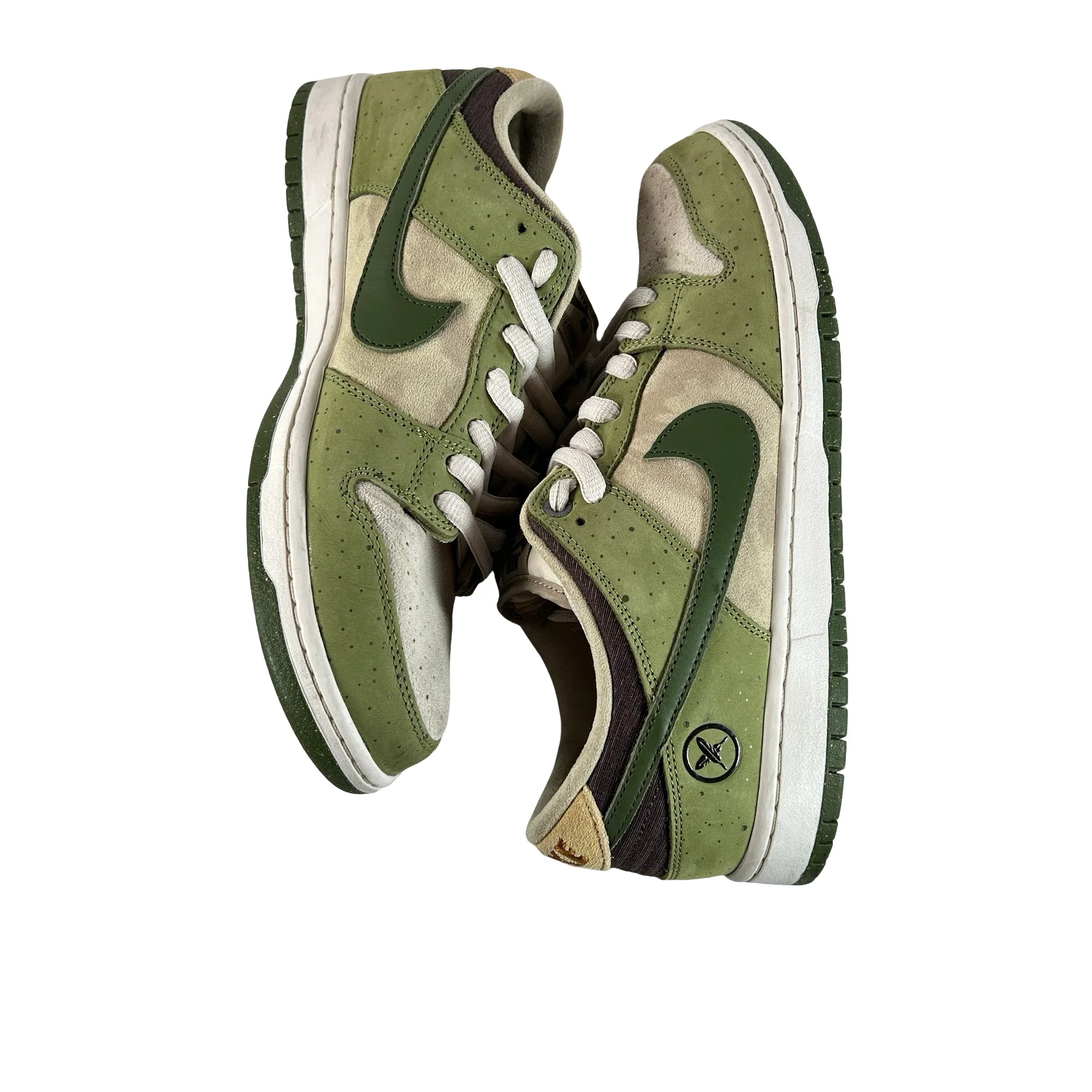 HF8022 300 Nike SB Dunk Low Yuto Horigome Matcha [USED] - 10.5 M (Used) (No Box) - Image 5