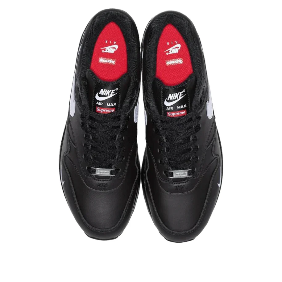 HF8813 001 Nike Air Max 1 '87 SP Supreme Black White [CONDITIONAL] [NO BOX] - Image 2