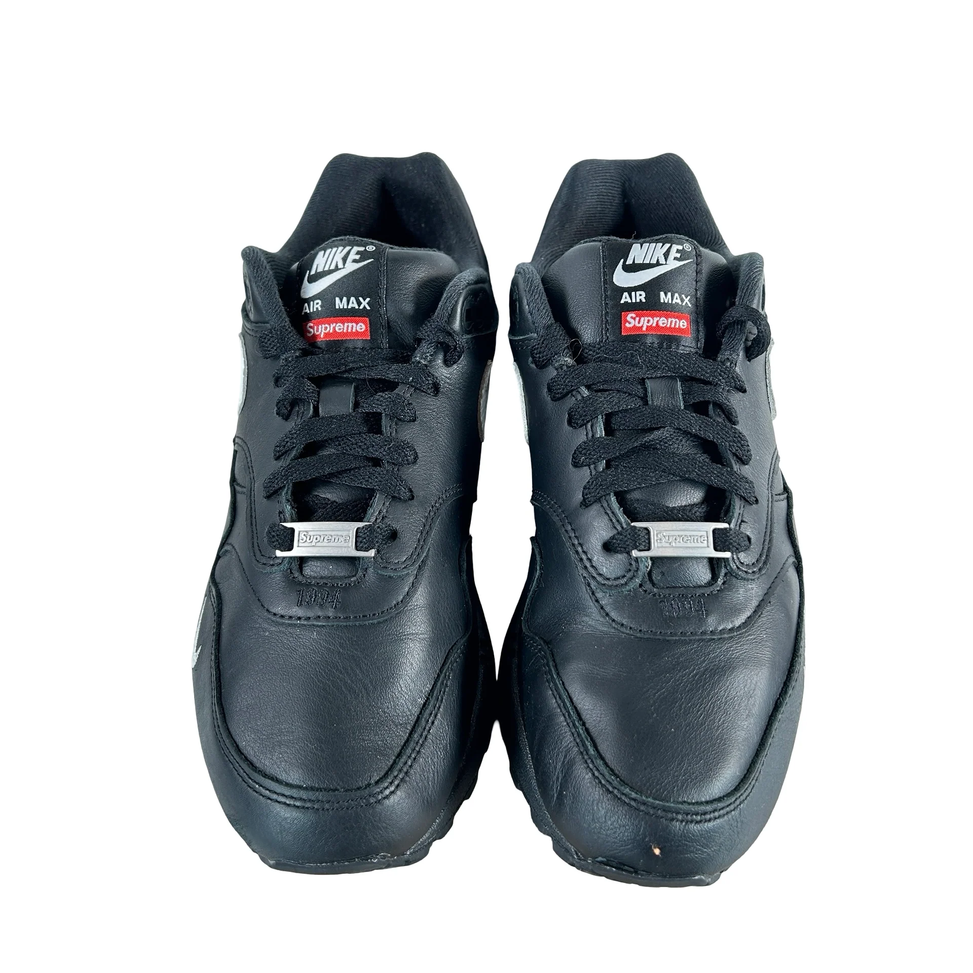 HF8813 001 Nike Air Max 1 '87 SP Supreme Black White [USED] - 8 M (Used) - Image 2