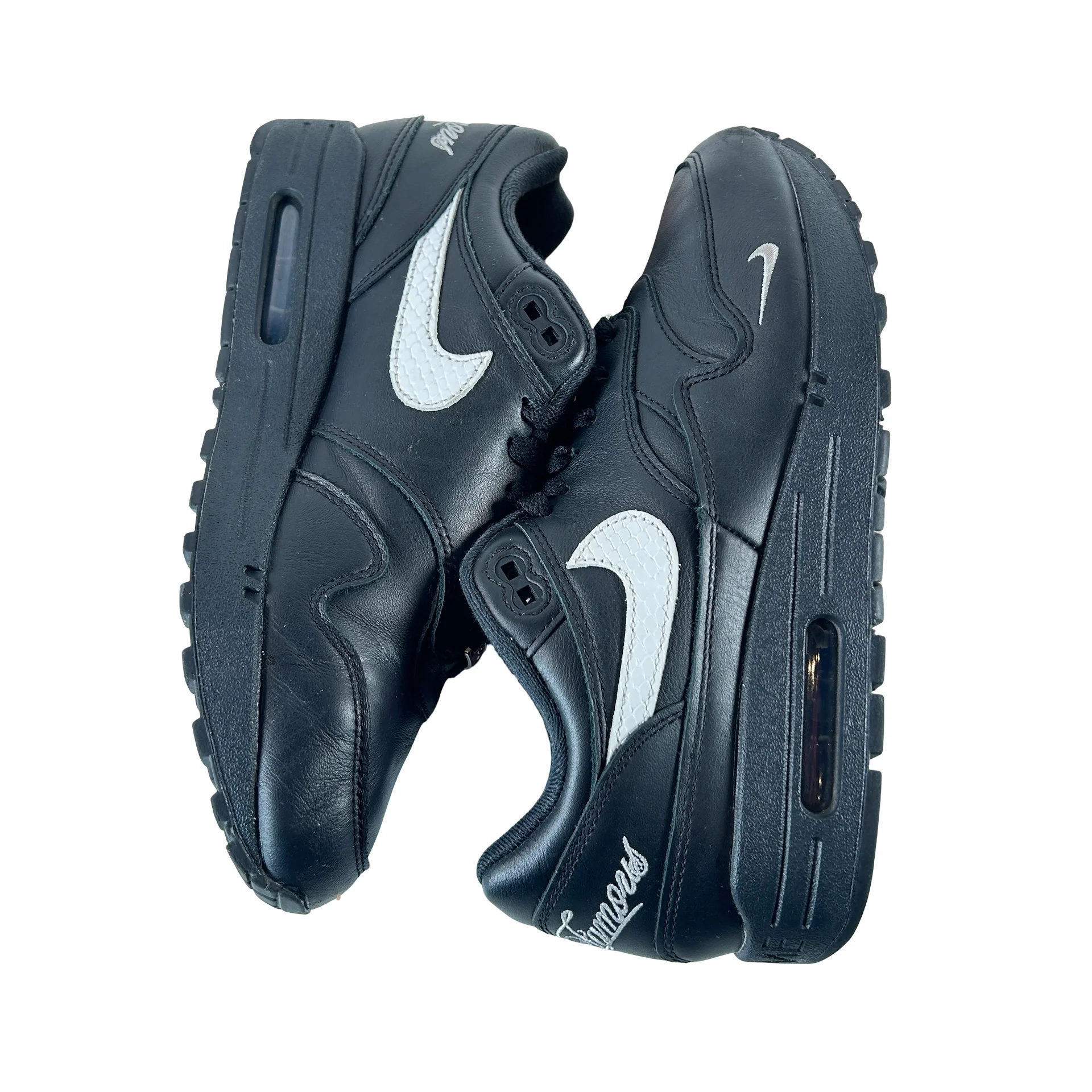 HF8813 001 Nike Air Max 1 '87 SP Supreme Black White [USED] - 8 M (Used) - Image 5