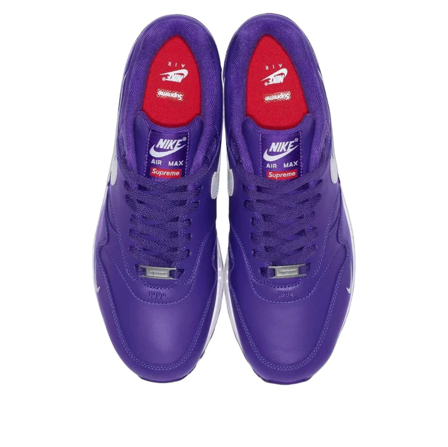 HF8813 500 Nike Air Max 1 '87 SP Supreme Varsity Purple - Image 2