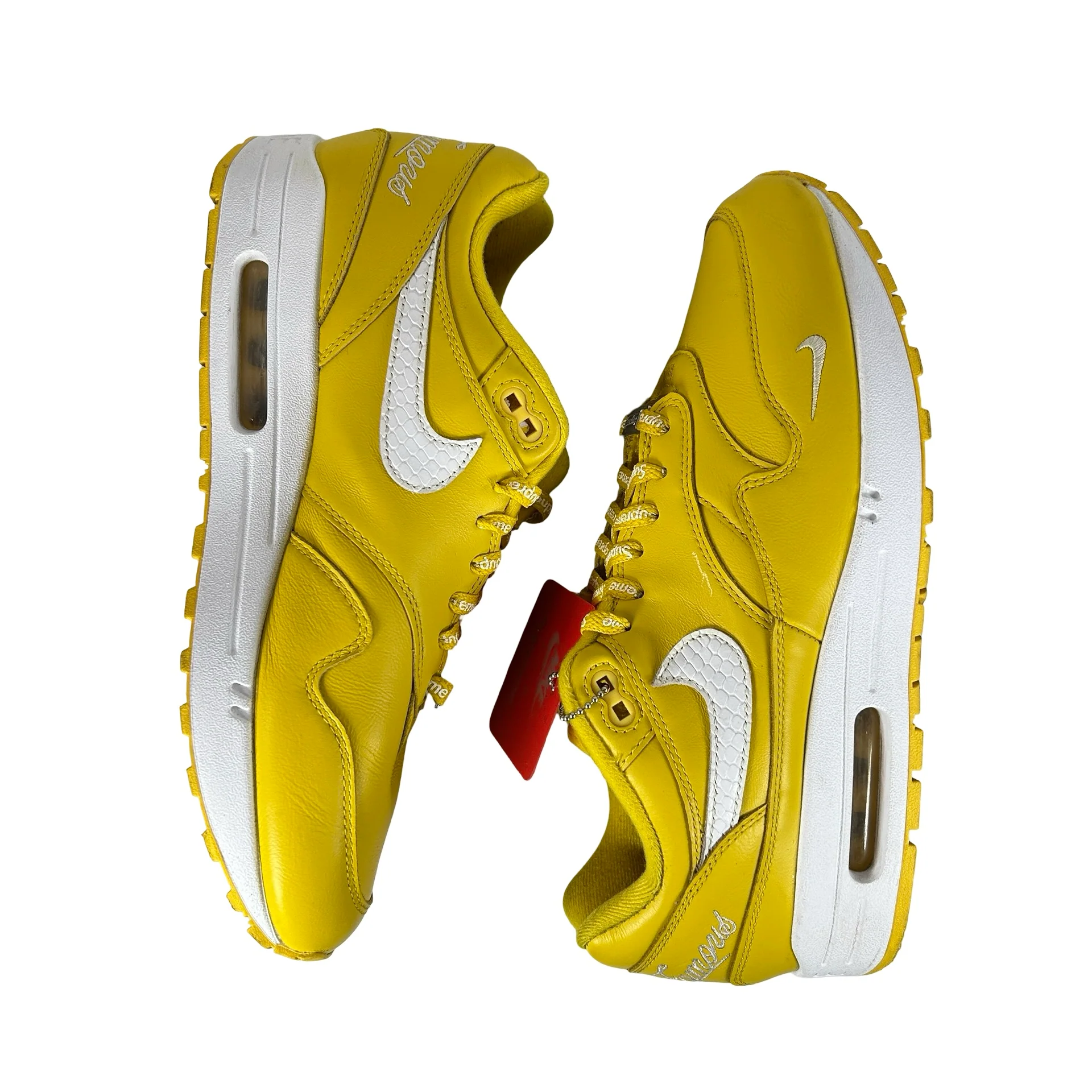 HF8813 700 Nike Air Max 1 '87 SP Supreme Speed Yellow [USED] - 10 M (Used) - Image 5