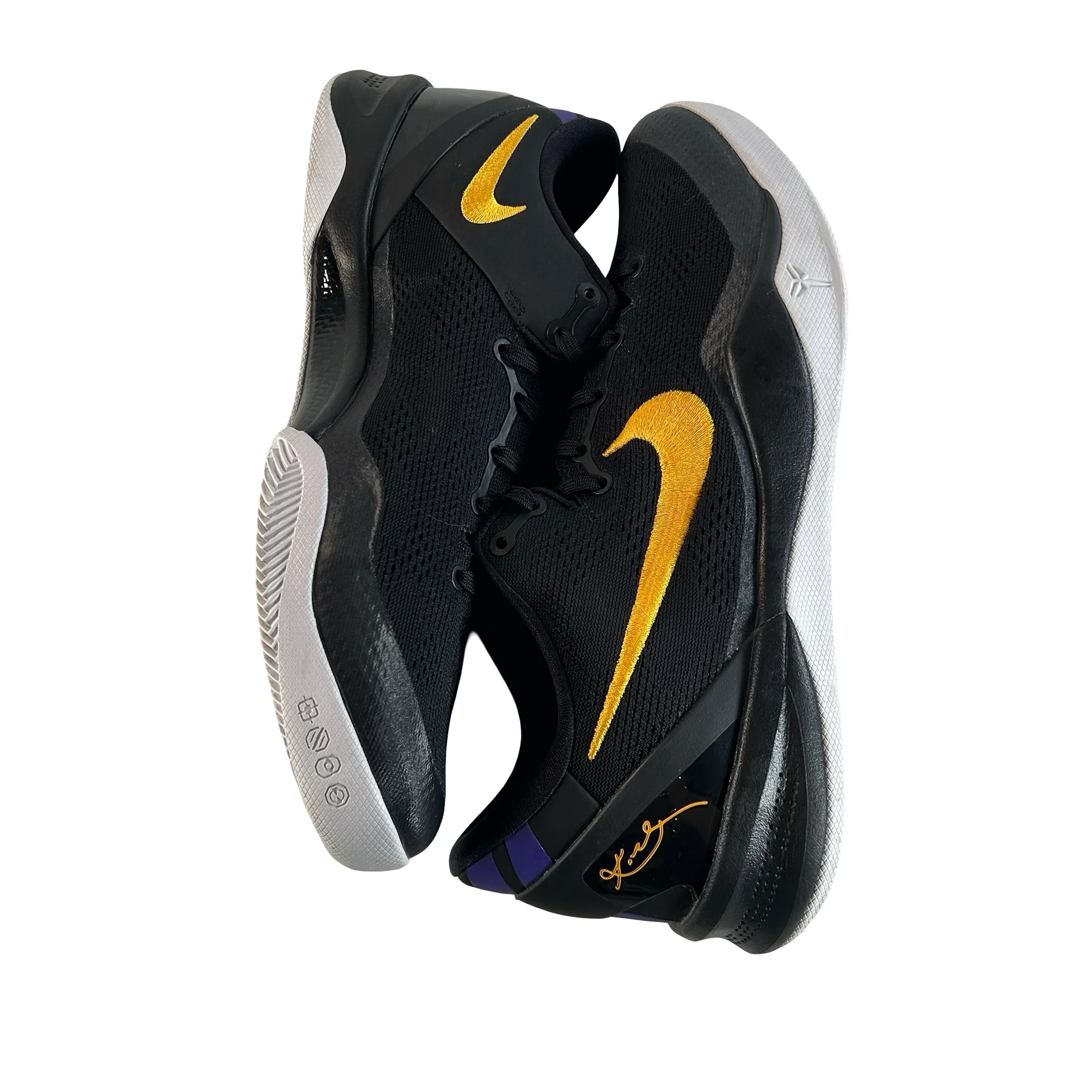HF9550 001 Nike Kobe 8 Protro Lakers Away [USED] - 11 M (Used) (No Box) - Image 5
