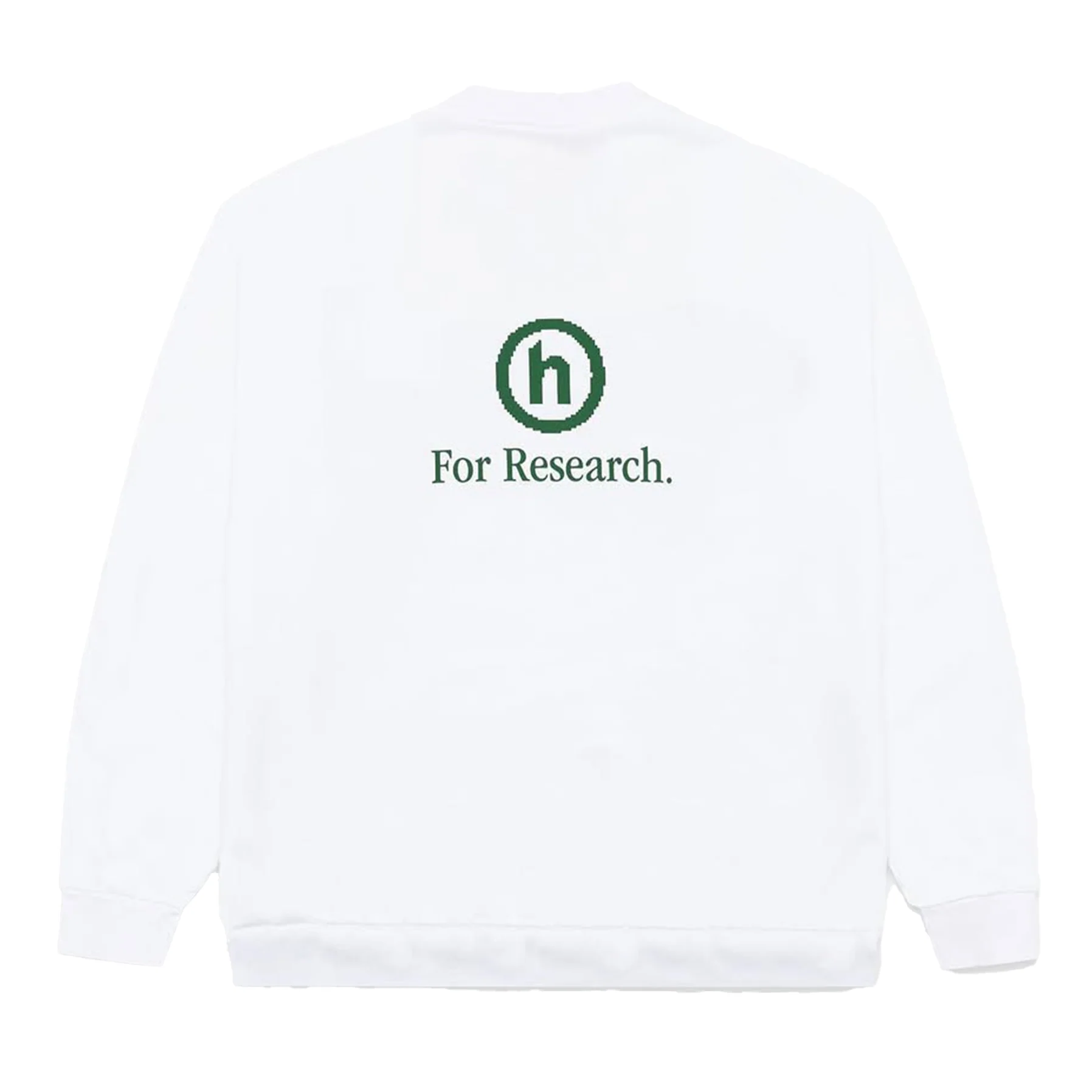 Hidden Dead Tech Research Embroidered Crewneck White - Image 2