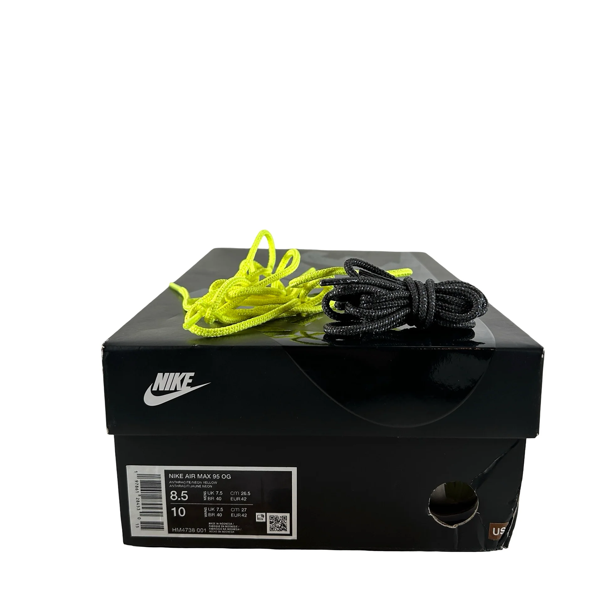 HM4738 001 Nike Air Max 95 OG Reverse Gradient Neon [USED] - 8.5 M (Used) - Image 7