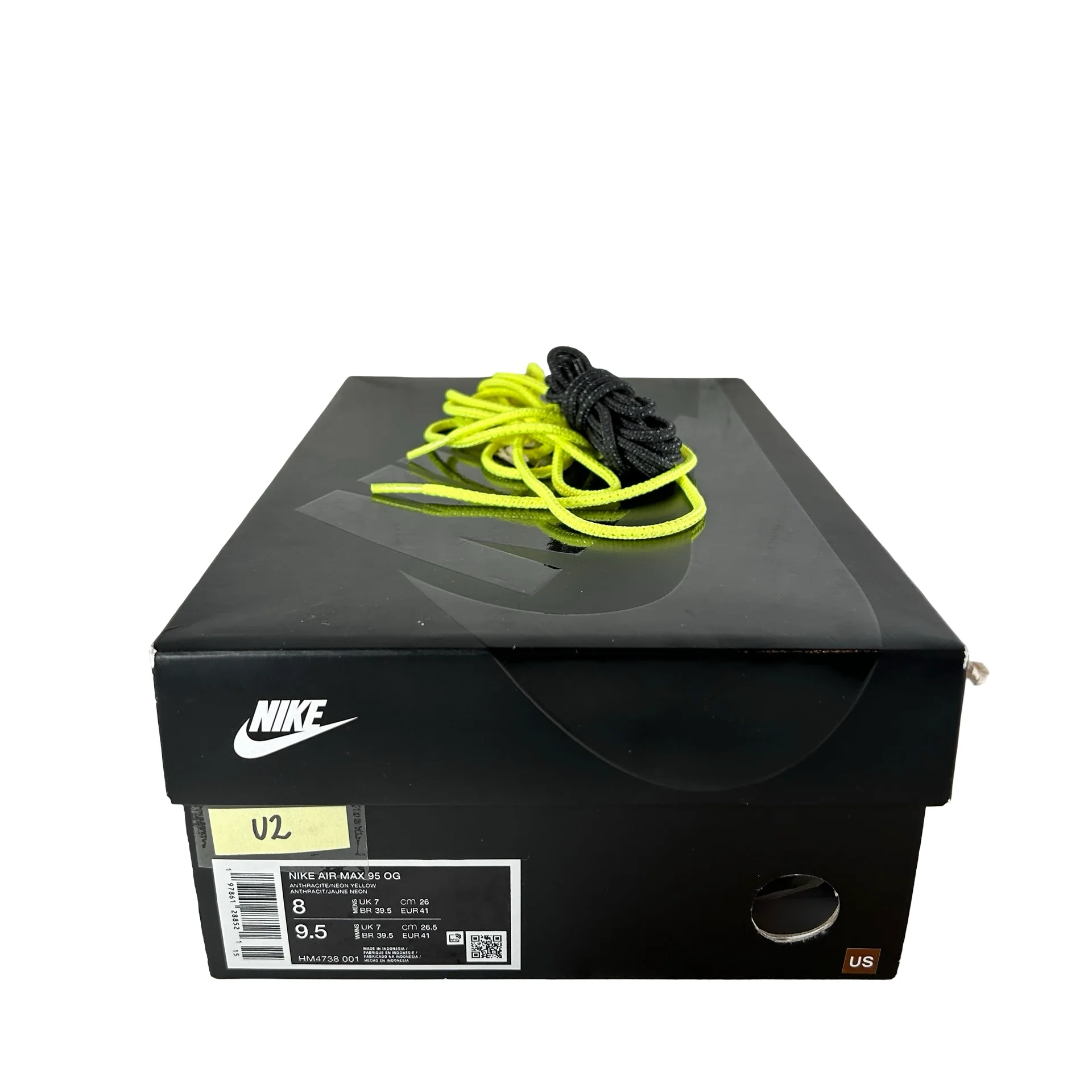 HM4738 001 Nike Air Max 95 OG Reverse Gradient Neon [USED] - 8 M (Used2) - Image 7